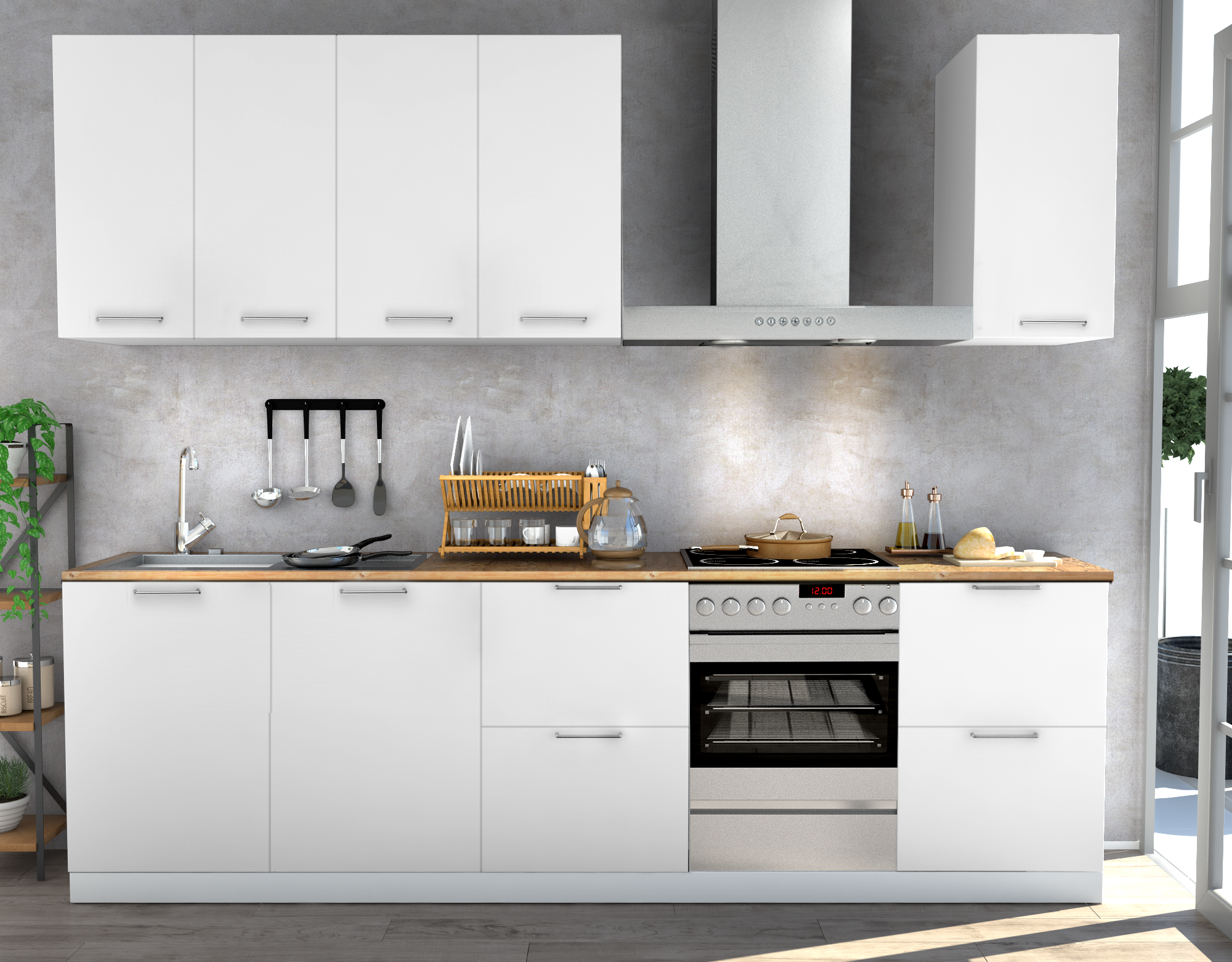 Porta de cozinha Delinia Sofia 15X77 cm branco - 10