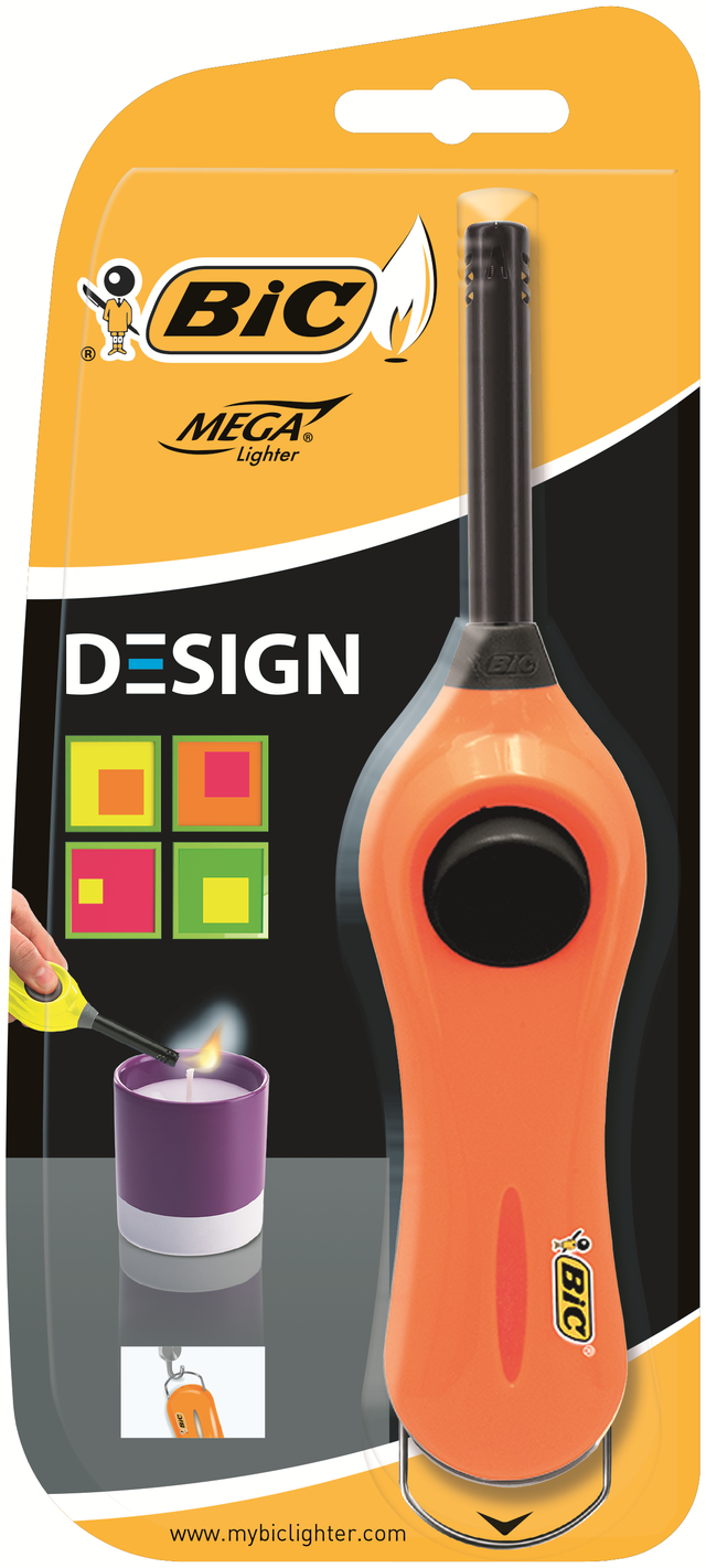 Isqueiro multicor Fluo Bic Fluo Megalighter