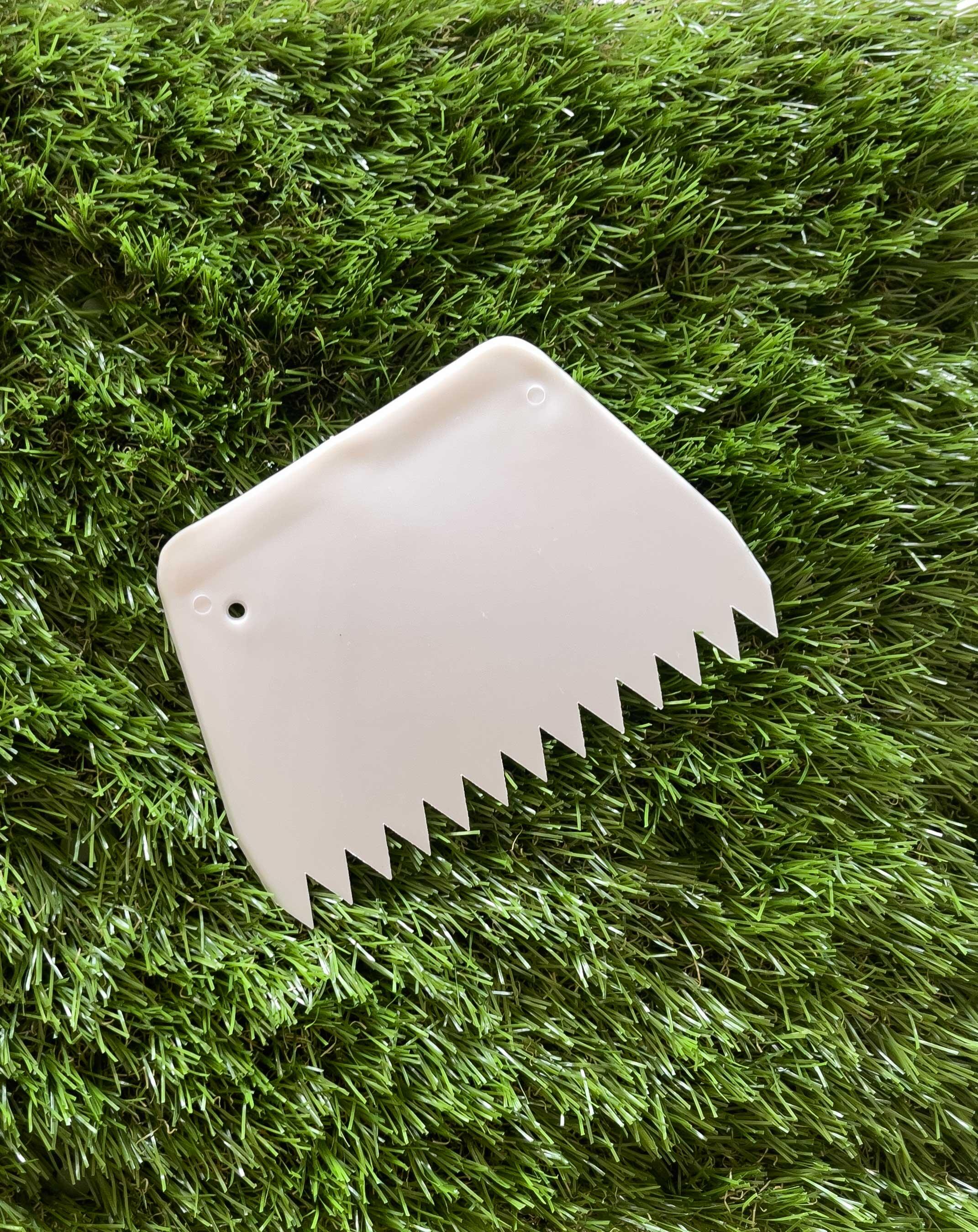 Spatola dentata per stesura colla 13 x 10 cm - 2