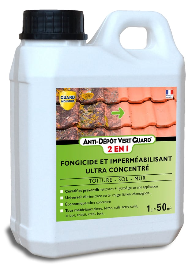 Traitement Anti Dépôt Vert  2en1 Guard Industrie 1L ultra concentré