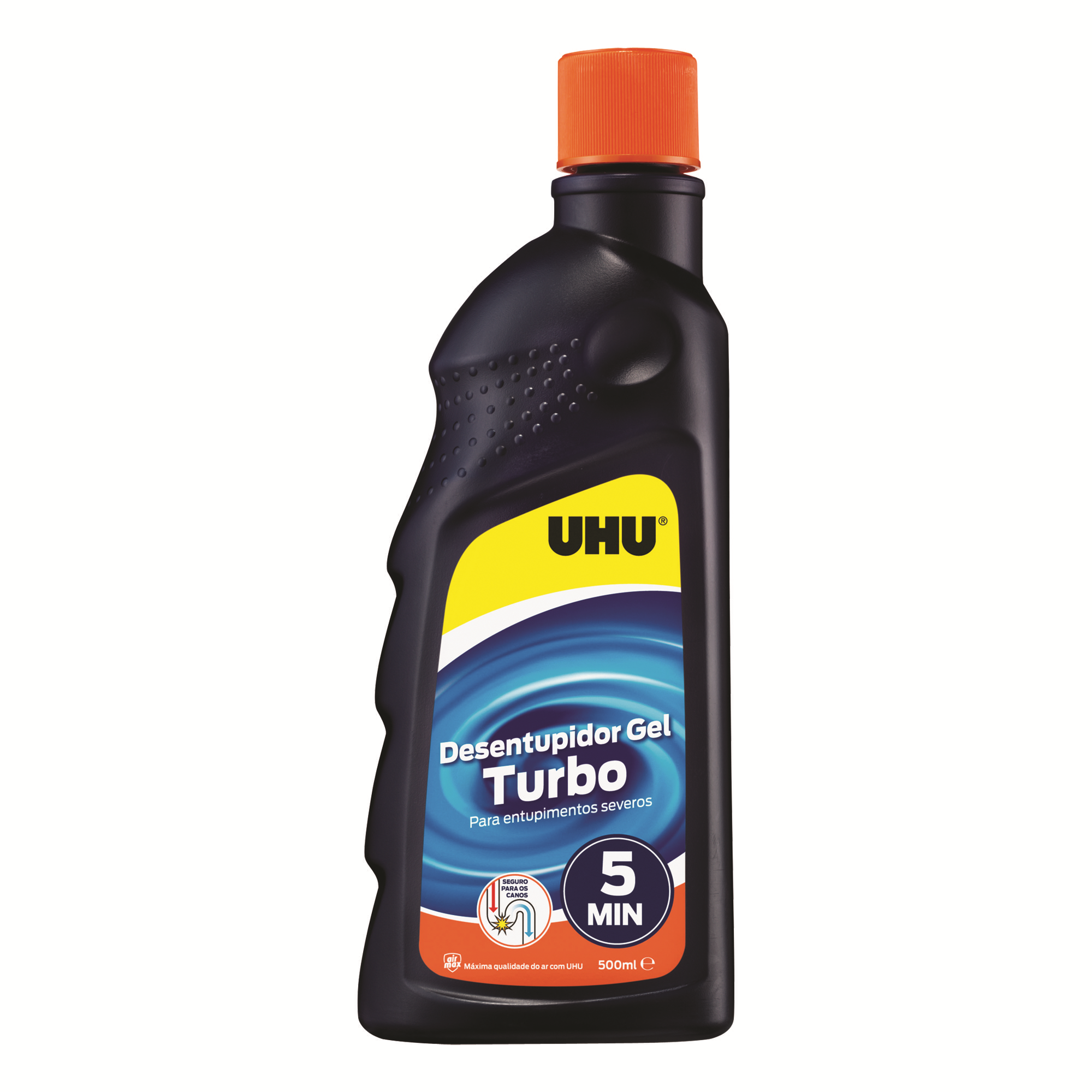 Desentupidor de canos gel turbo 500 ml UHU - 2