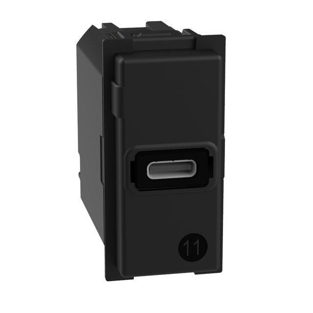 Presa di alimentazione USB C BTICINO Living Now 1M 4A nera