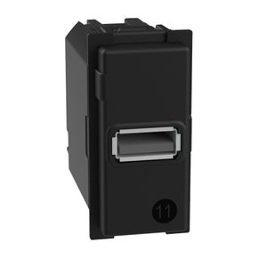 L.NOW Cover Per Presa TV-SAT 1 Modulo – BTICINO Living Now, Colore Nero (K4214D) - 2