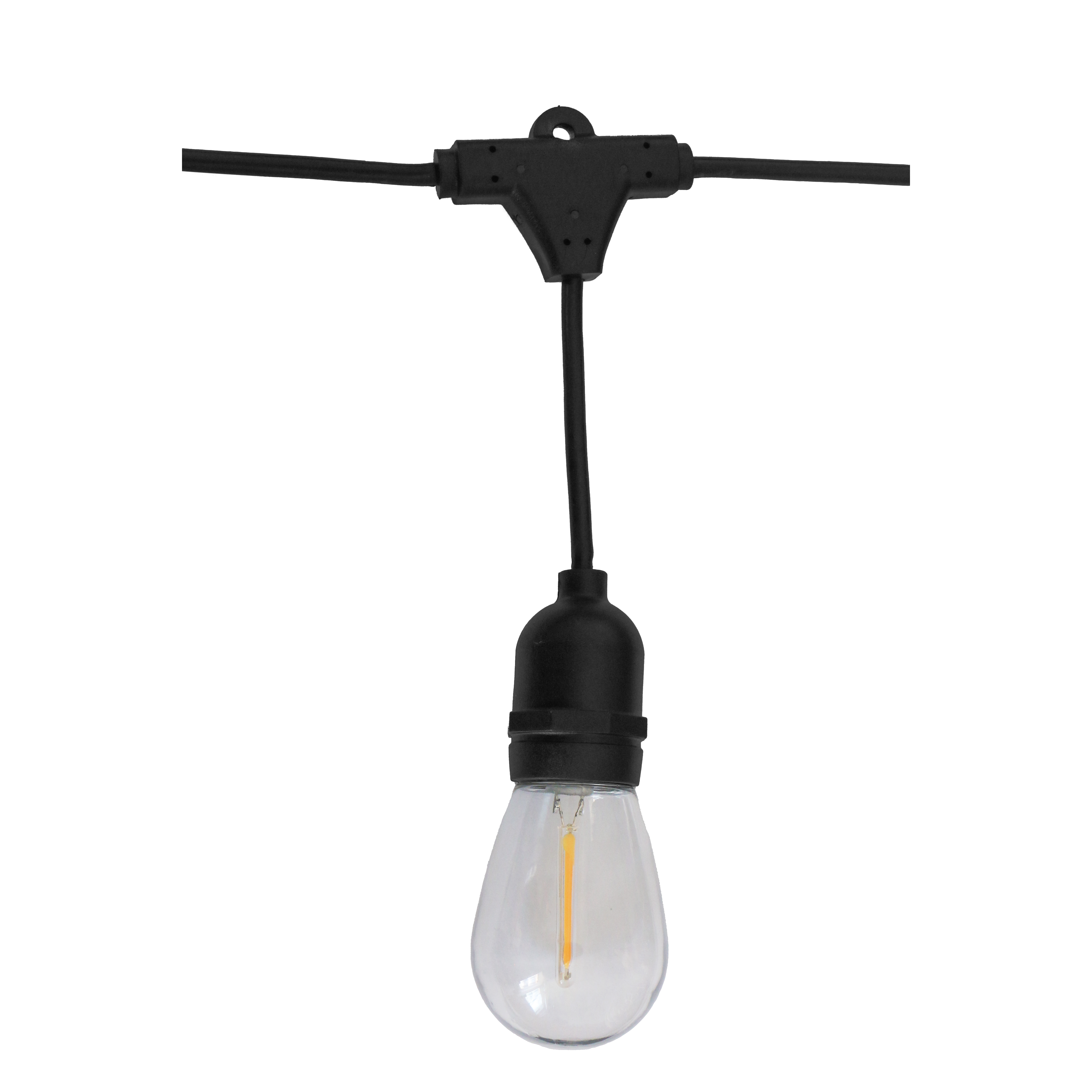 Girlanda Glen Clear czarna IP44 10 x LED Inspire - 15