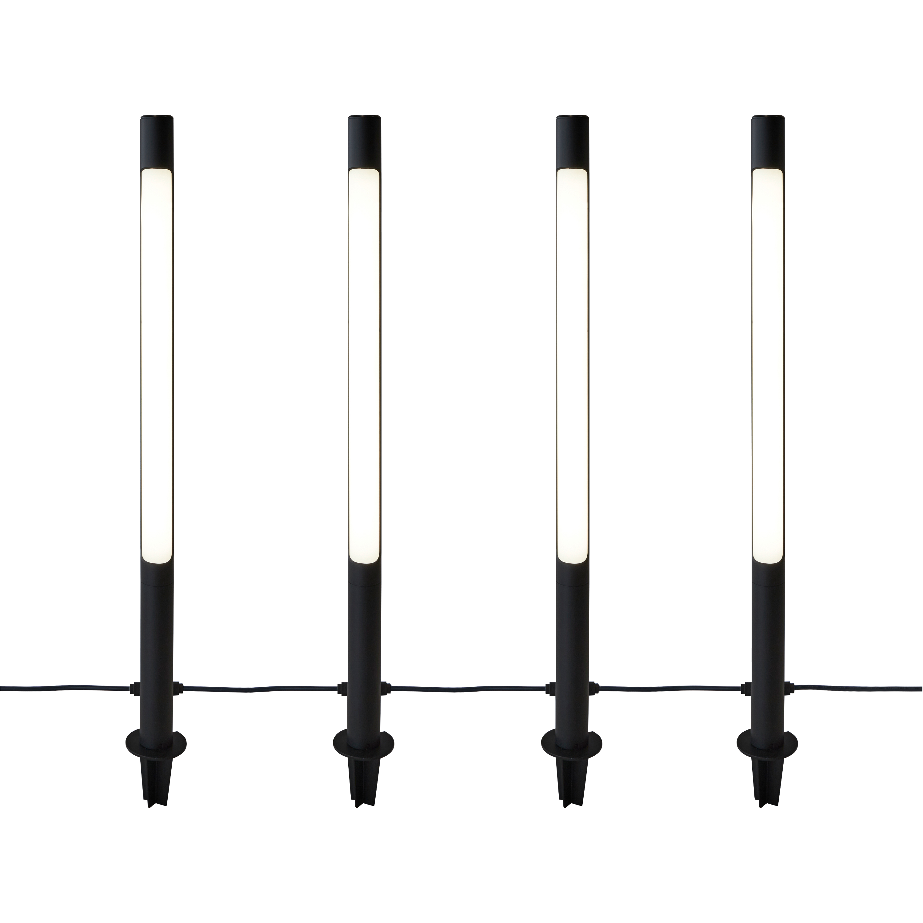 Kit de 4 balizas LED INSPIRE Lapa 4000K IP44 - 4