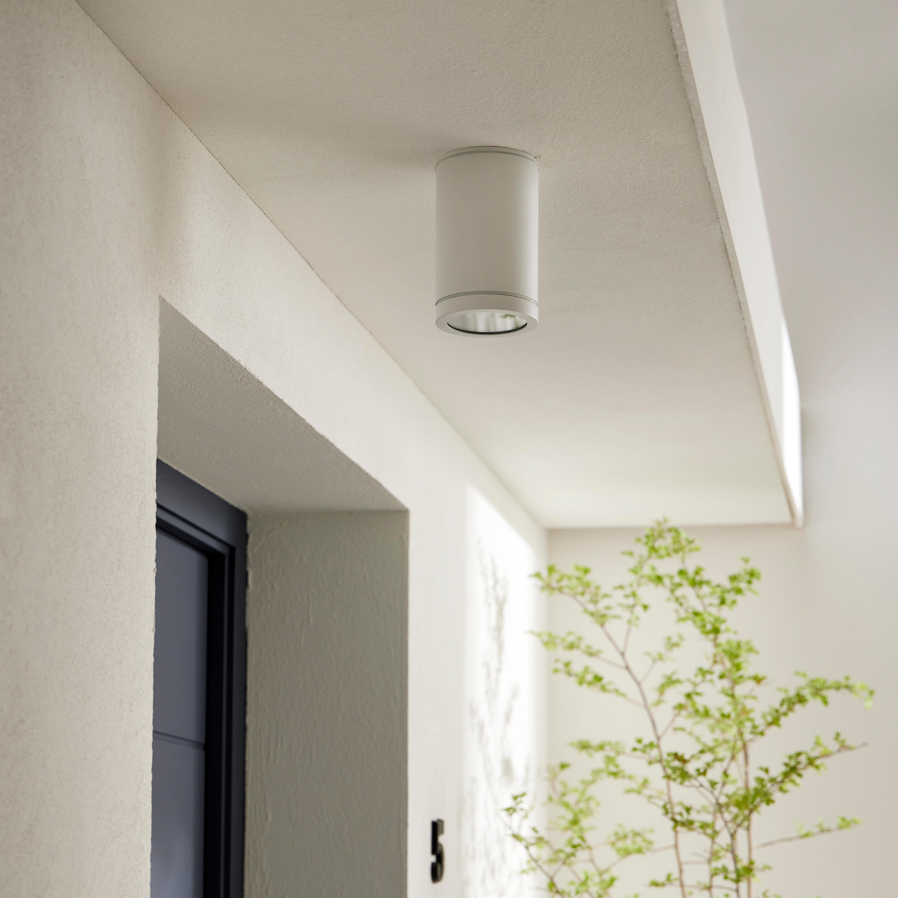 Plafoniera Olaria ø 9 cm bianco IP54, 1XGU10 INSPIRE - 5