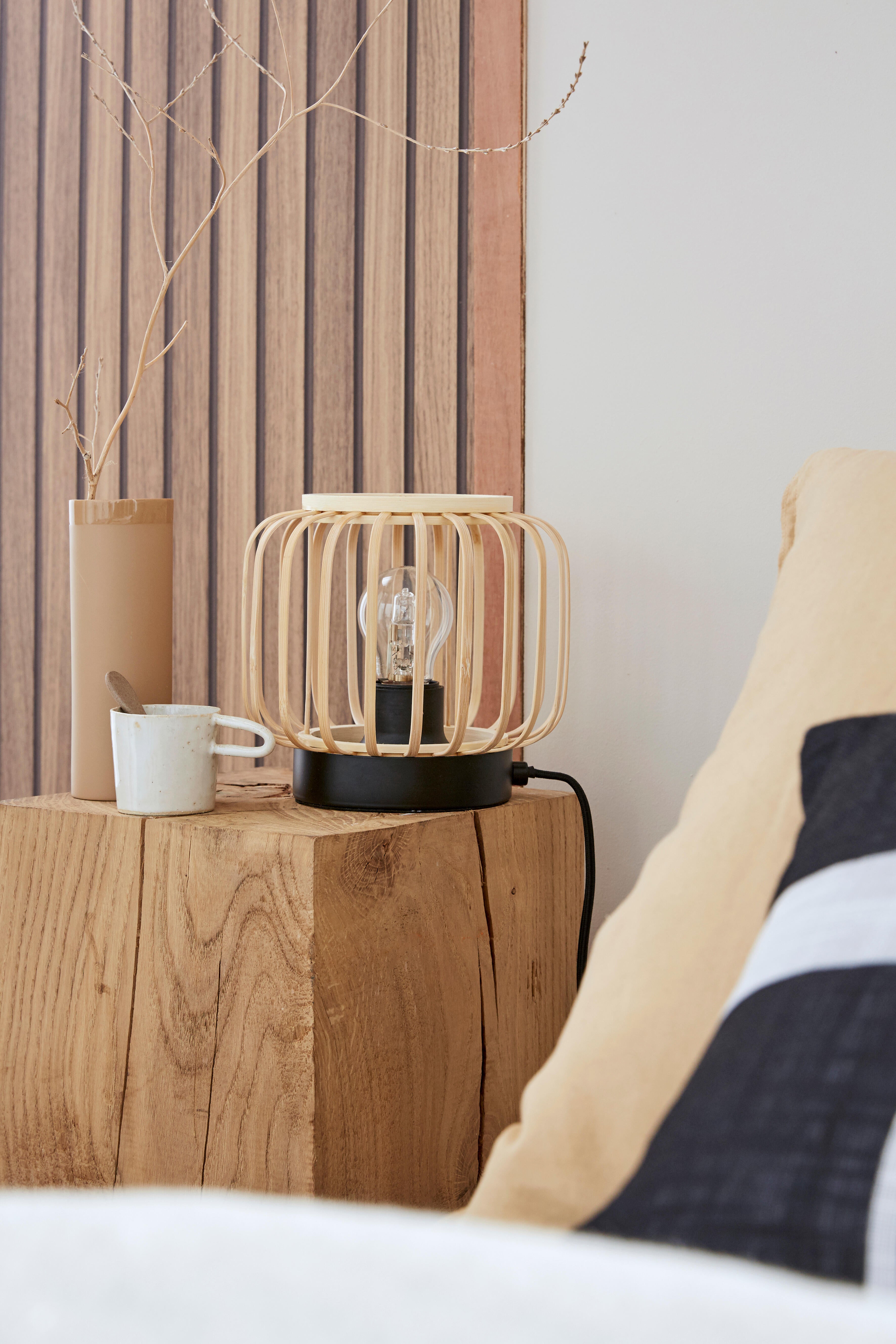 Papier peint intissé Tasseaux brun - 8