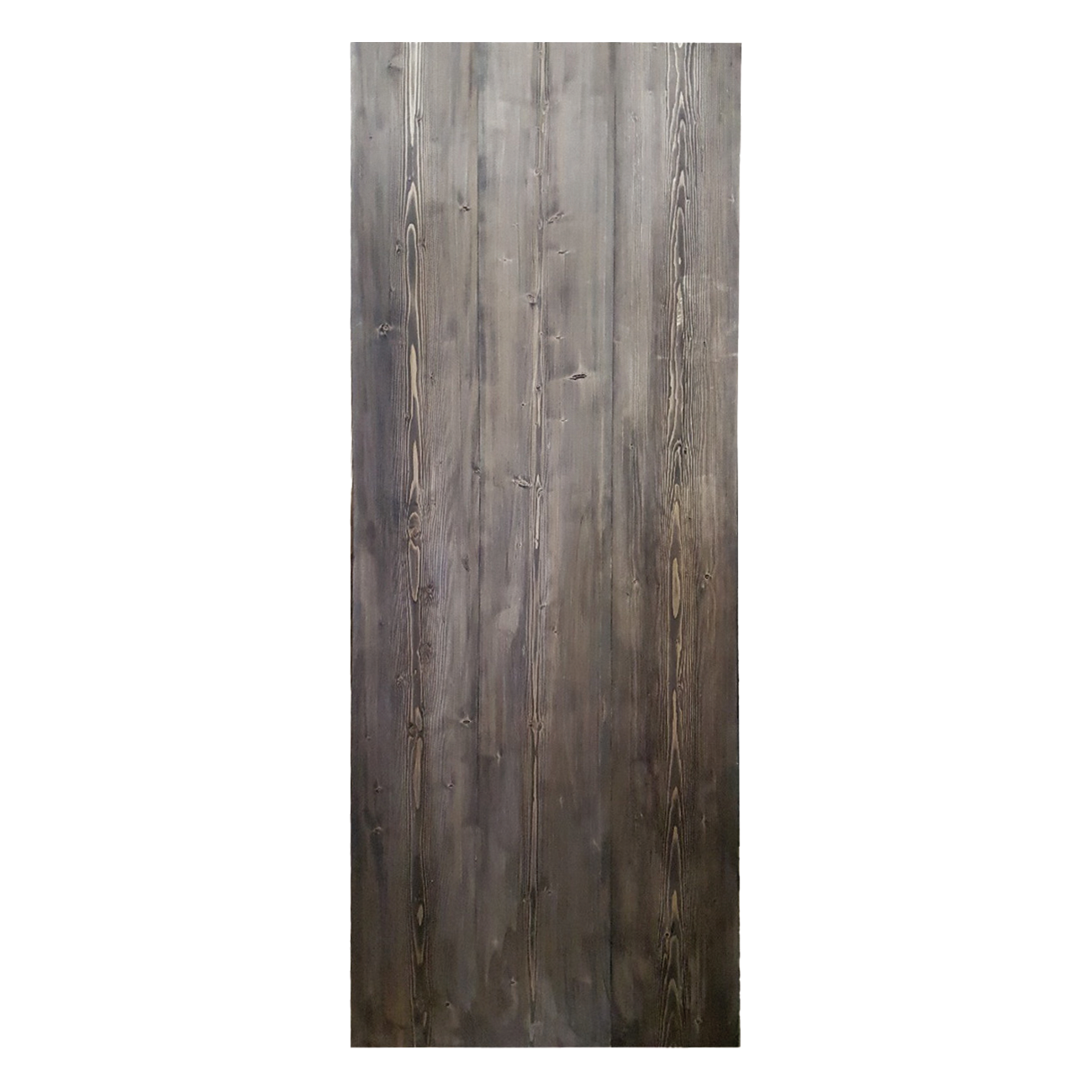 Porta scorrevole reversibile Barn Ebano in alluminio marrone, L 96 x H 215 cm, con binario Loft - 3