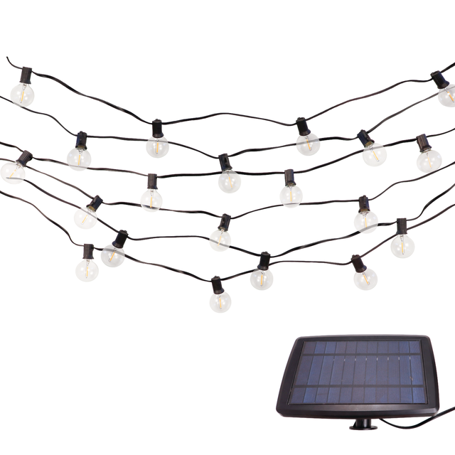 Ghirlanda solare INSPIRE USB Elao 25 lampadine, 8 mt , cavo 2 m