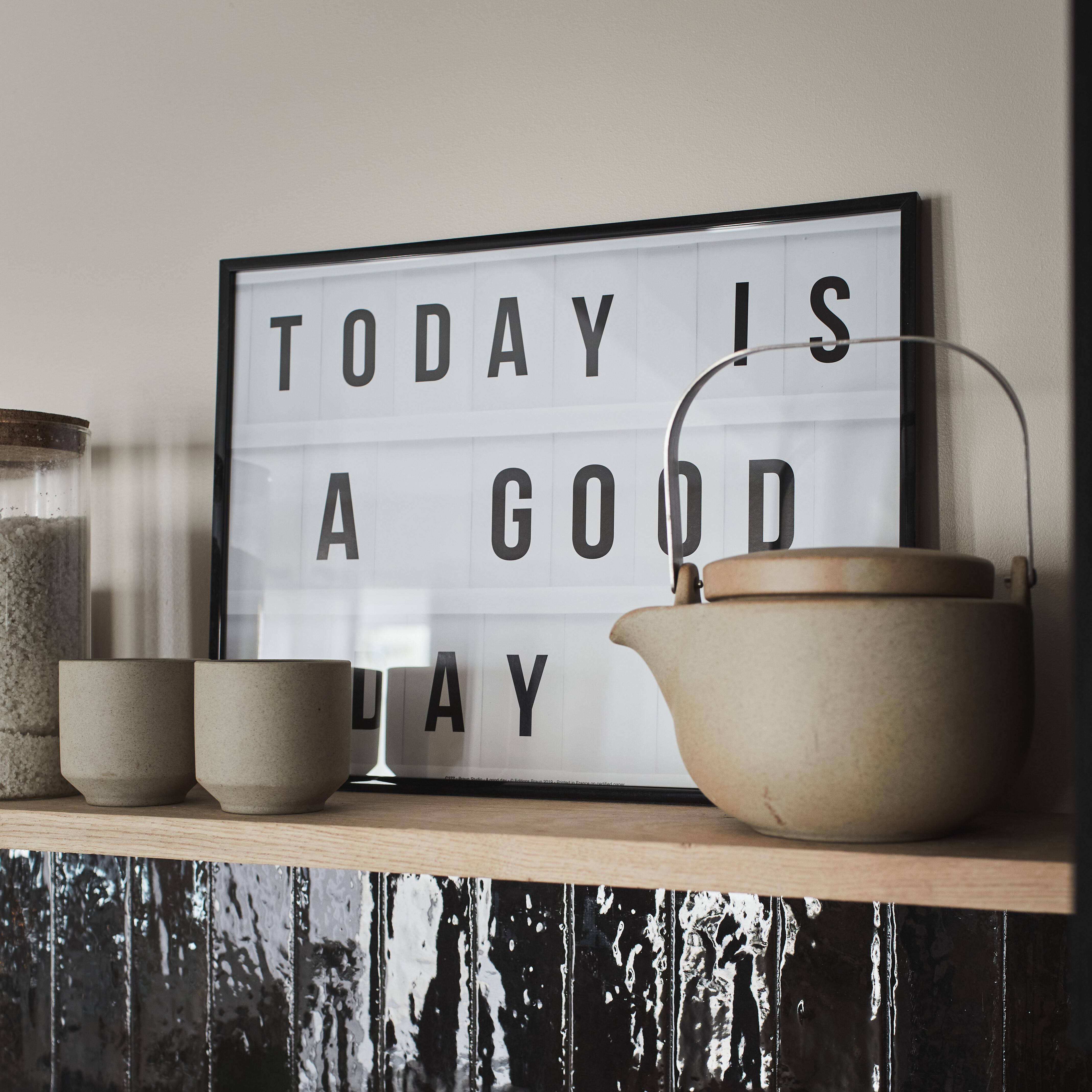 Moldura Lila 30 x 40 cm pvc preto Inspire - 4