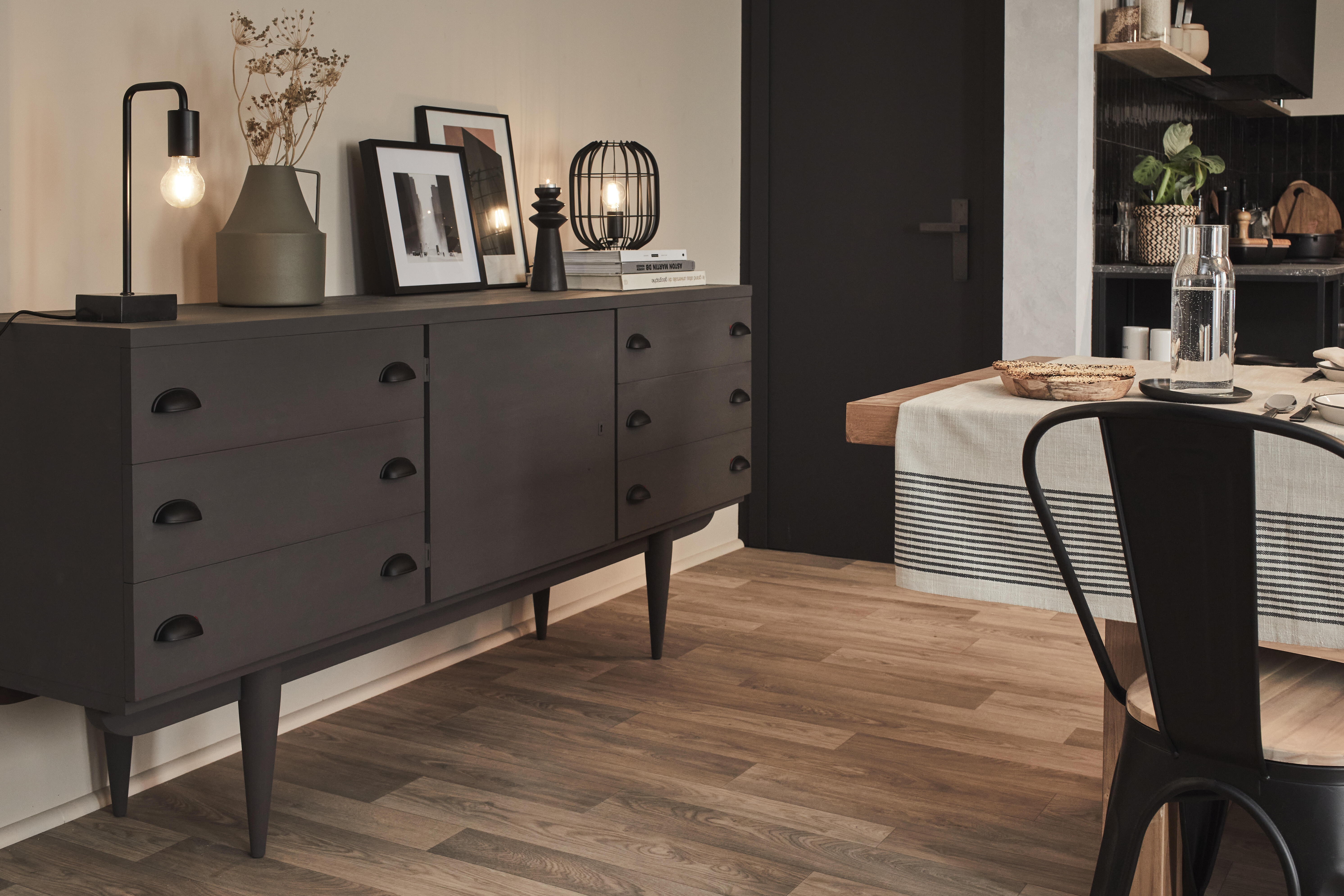 4 puxadores para móvel INSPIRE CONCHA AÇO MATE PRETO 64MM - 8