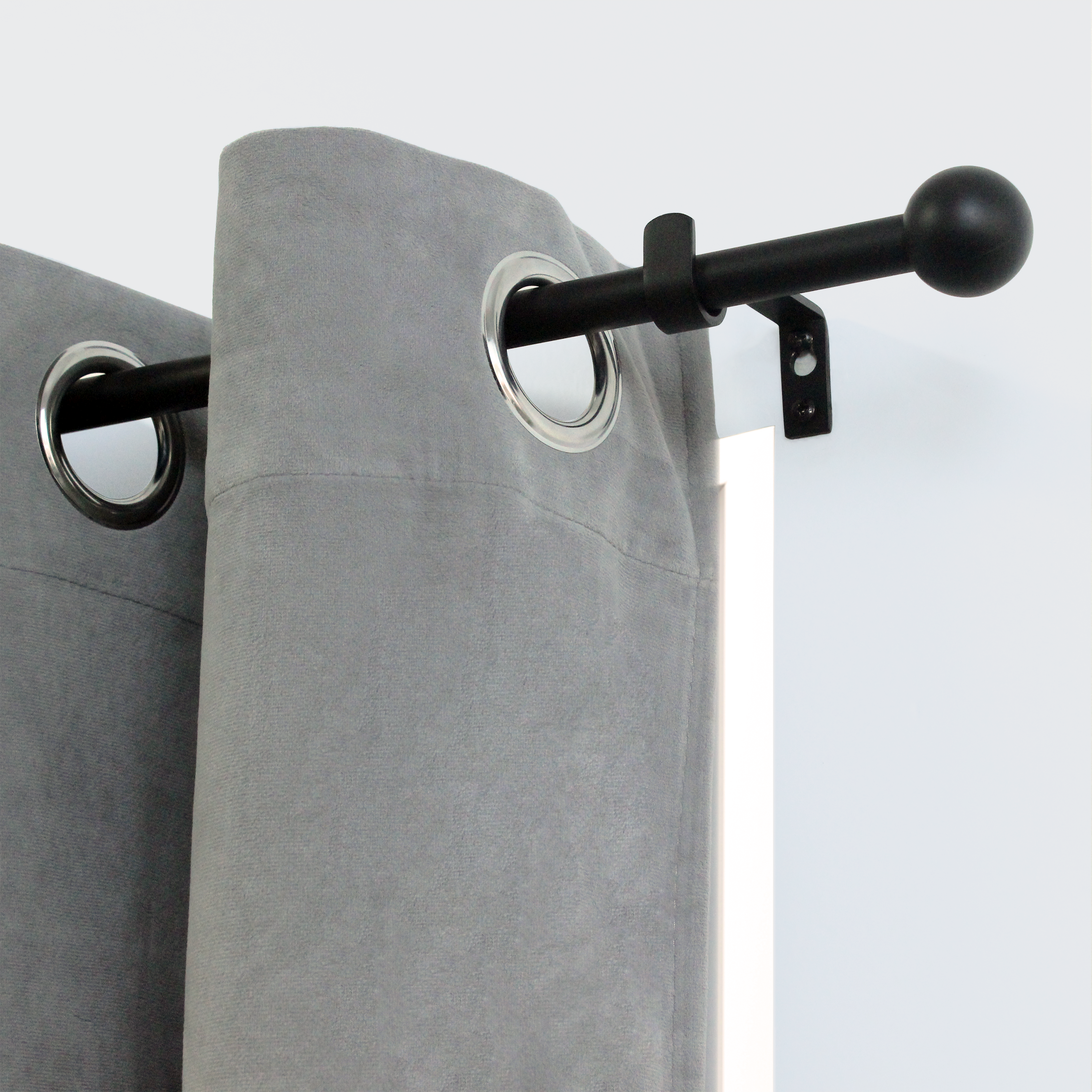 Kit varão extensível INSPIRE BOLA D13/16CM 120-210CM PRETO - 3