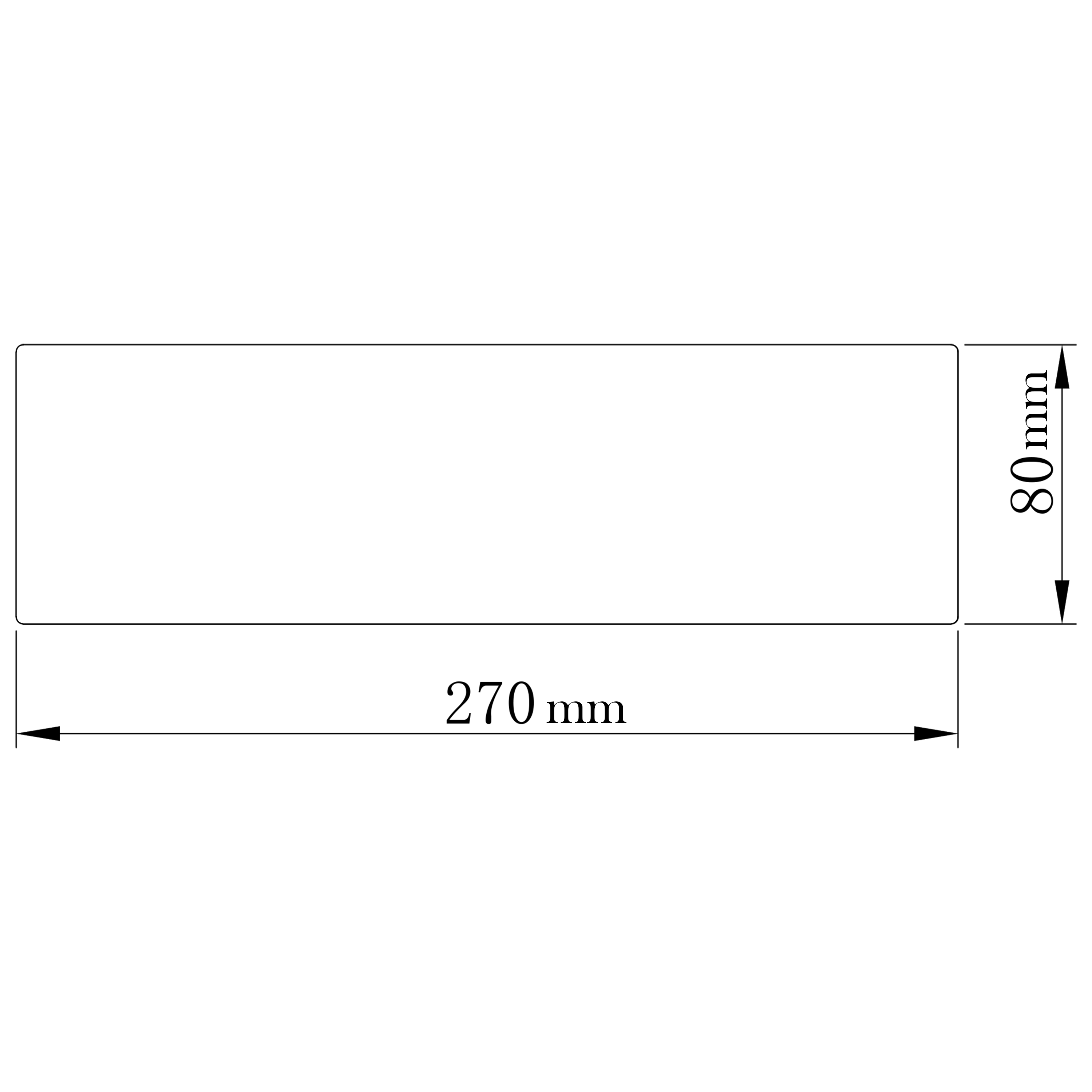 Applique LED Kenshi 27cm 890 lumens, noir INSPIRE - 8