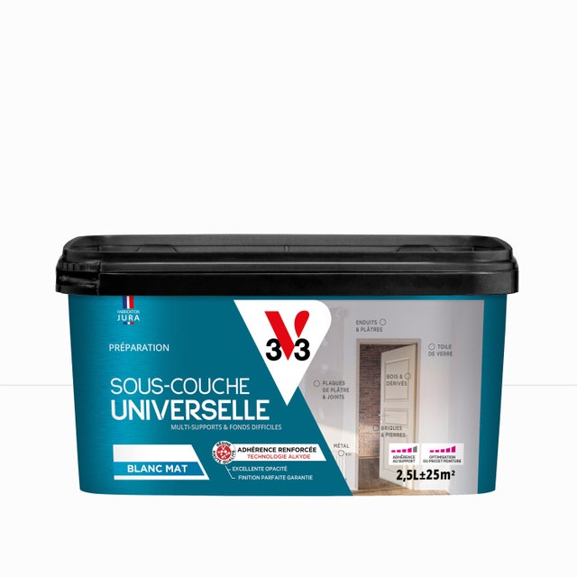 Sous-couche universelle V33 blanc 2.5 L