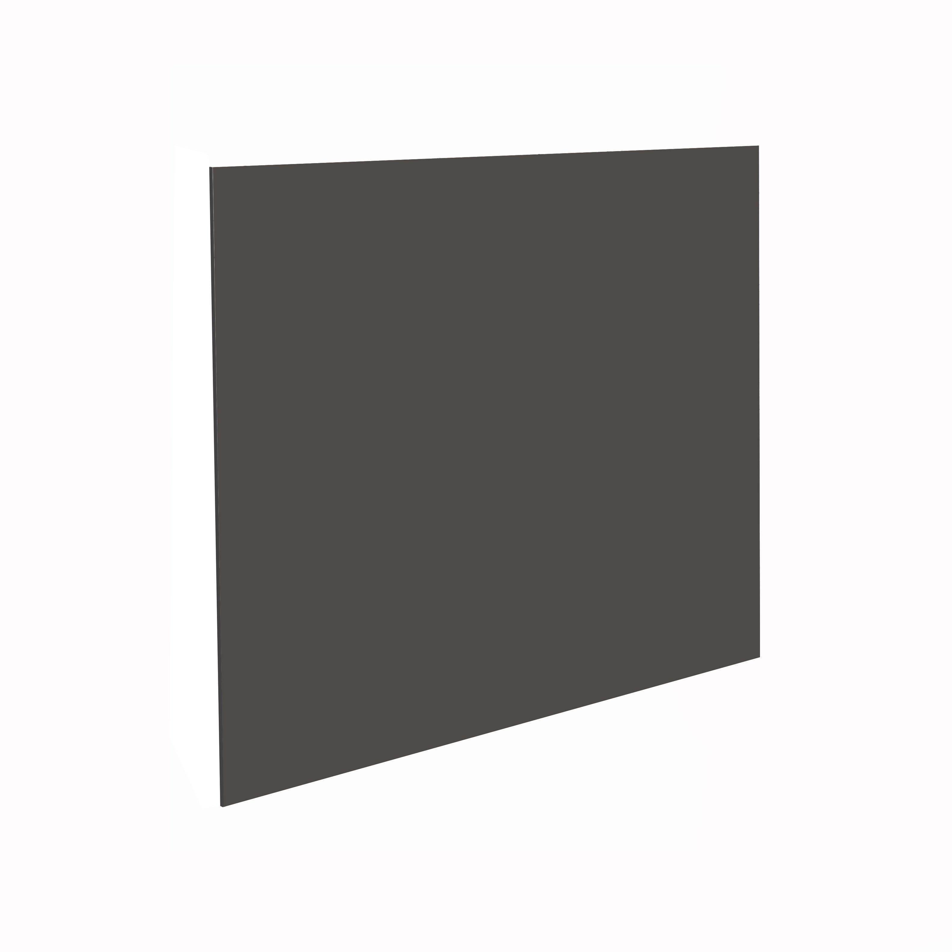 Fond de hotte compact réversible Gris/Noir Mat L.60 x H.63.5 x Ep.0.2 cm - 3