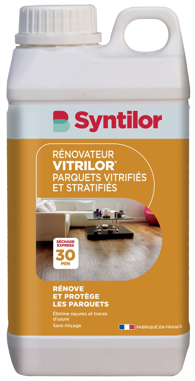 Rénovateur parquet bois SYNTILOR Stratifié et vitrifié, satiné, 1L