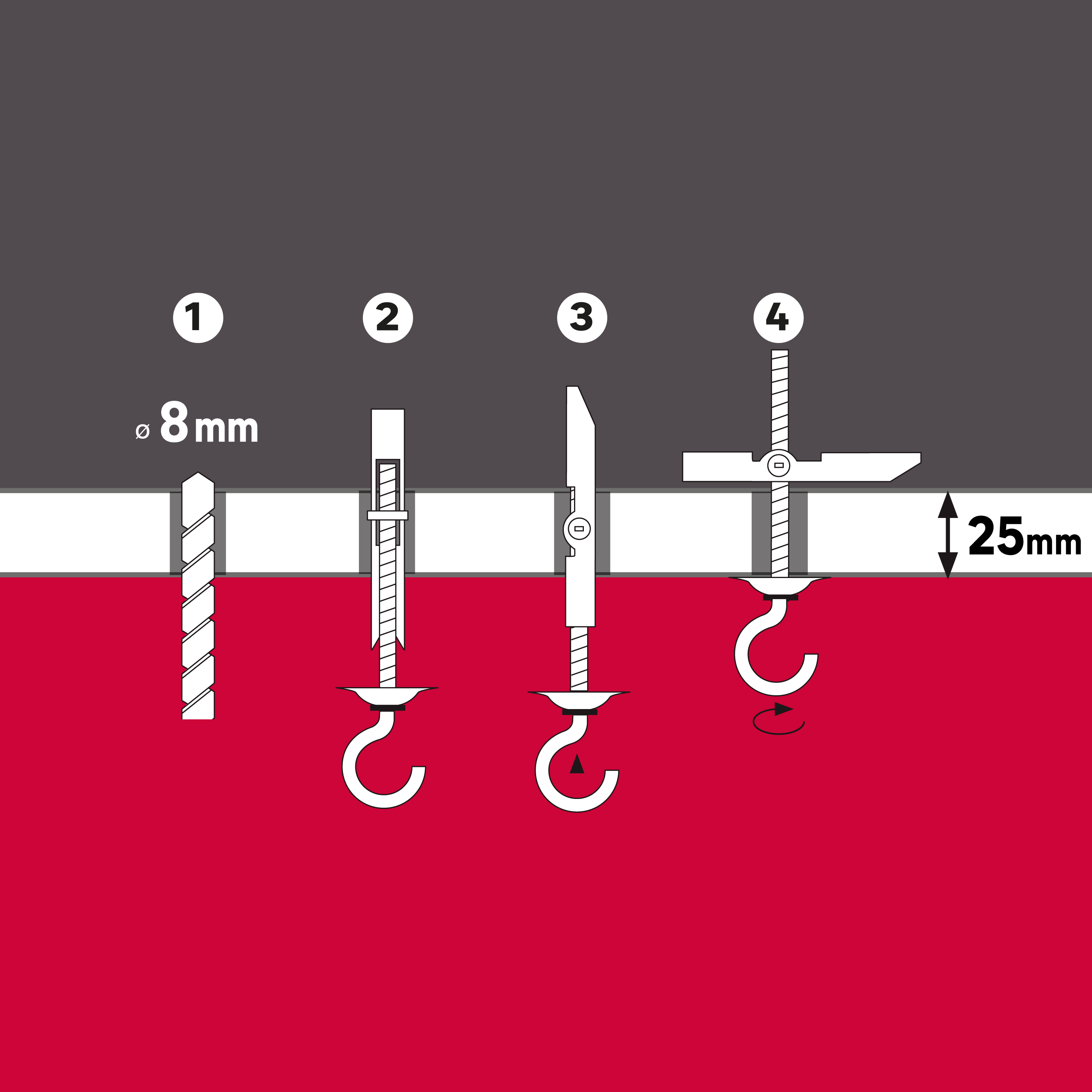 2 buchas de metal com camarão aberto 9x62 mm Standers - 5