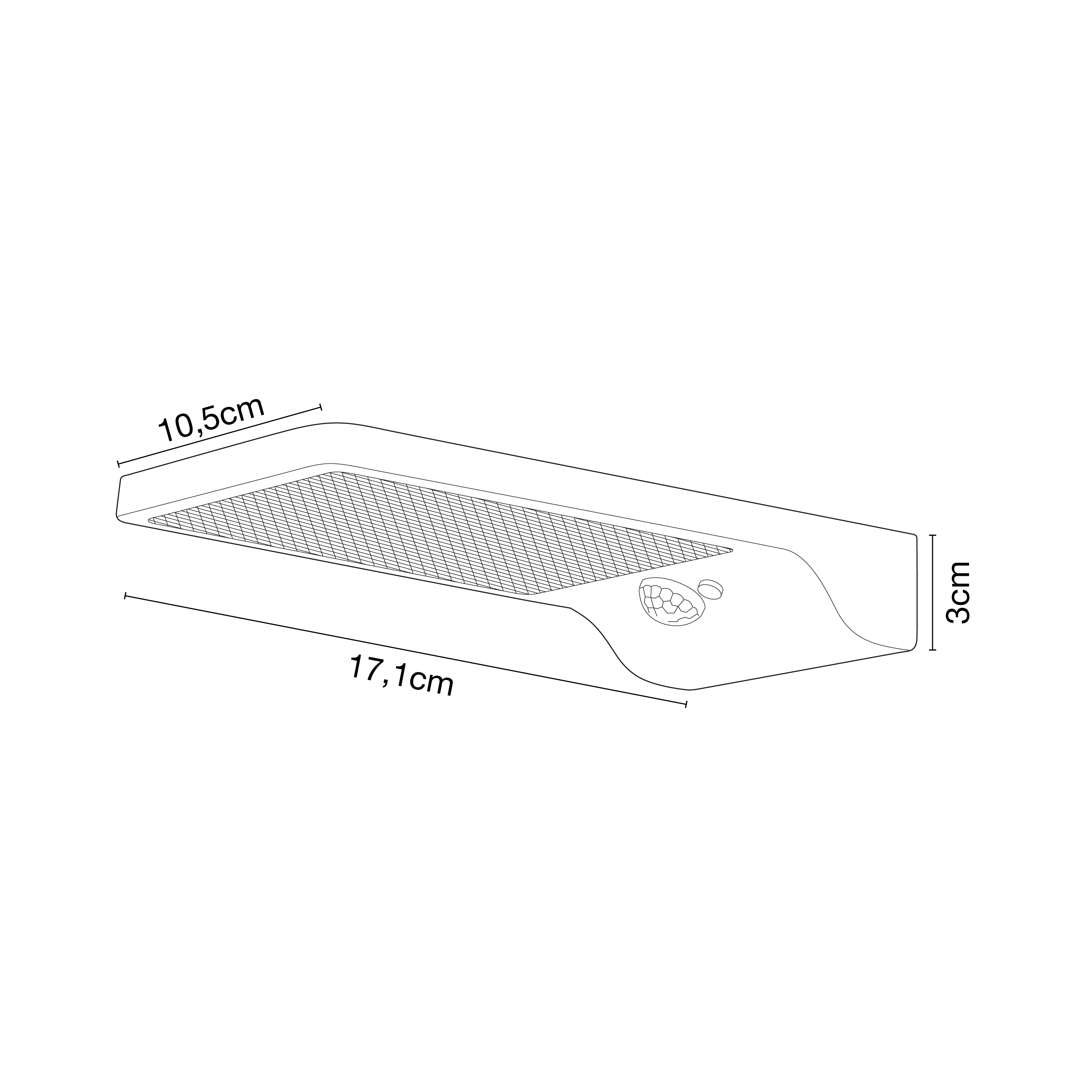 Candeeiro de parede solar exterior Palms led 500lm ip44 preto Inspire - 8