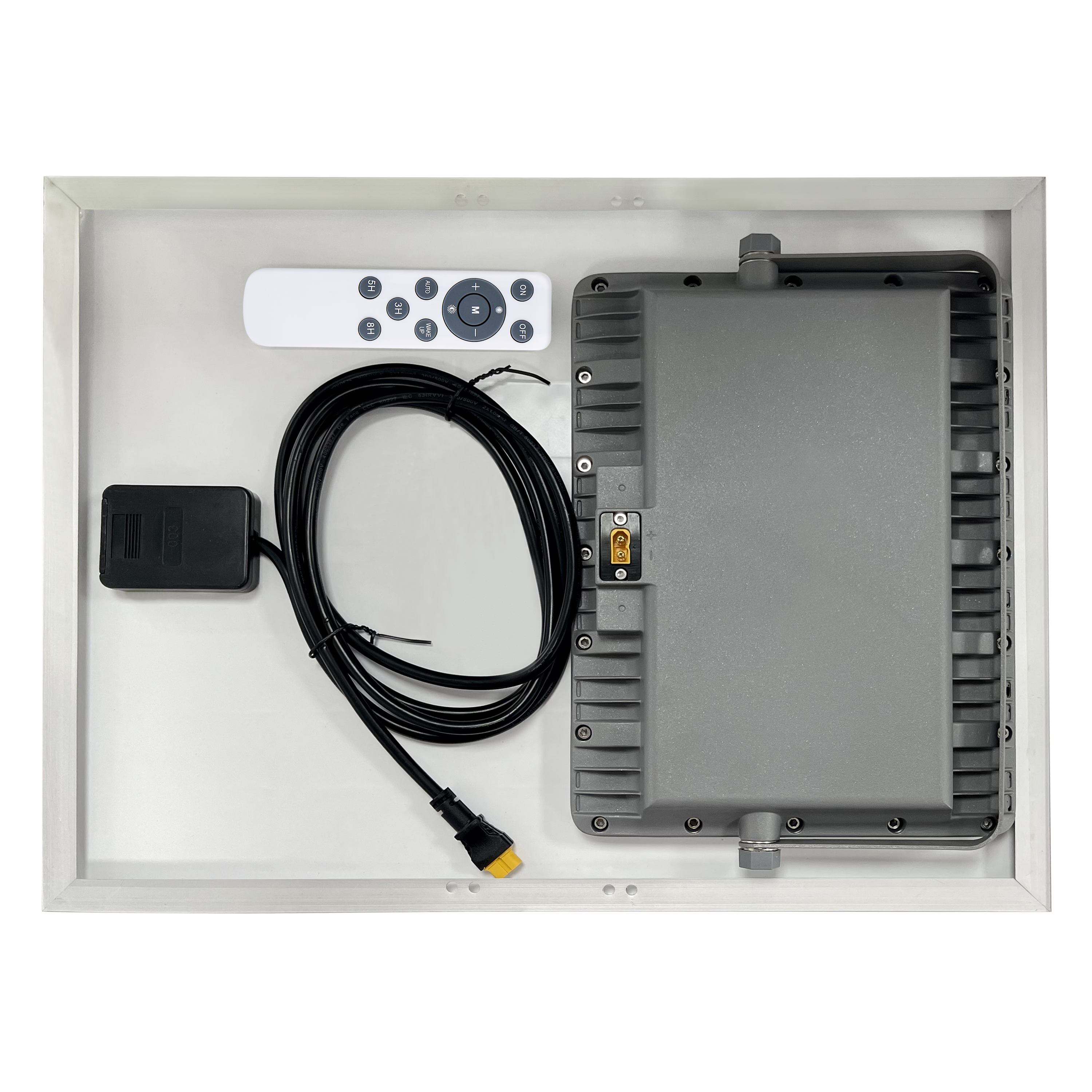 Proiettore solare BEVO 500 grigio IP65 2000 Lumen ad intensità regolabile INSPIRE - 9