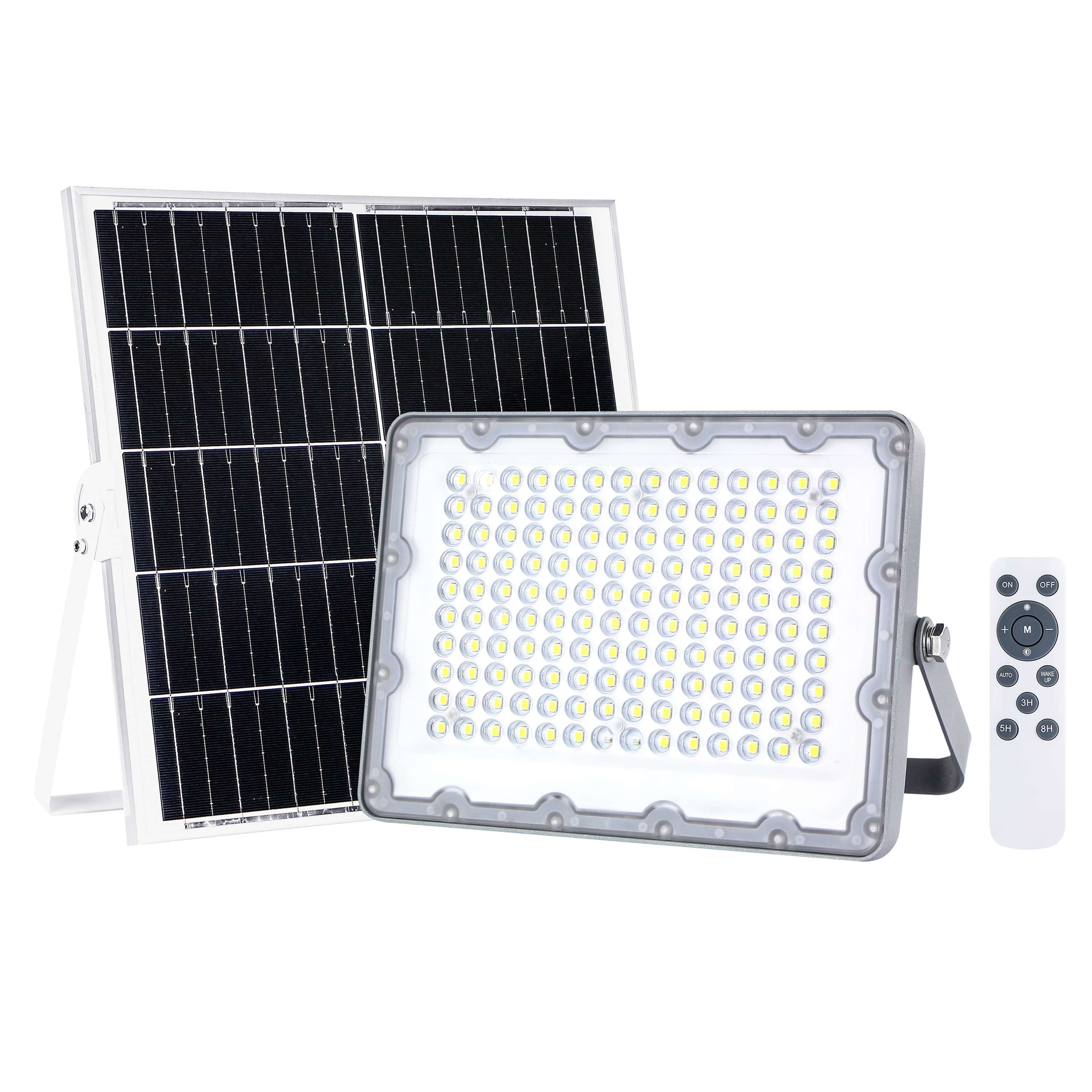 Proiettore solare BEVO 500 grigio IP65 2000 Lumen ad intensità regolabile INSPIRE - 5