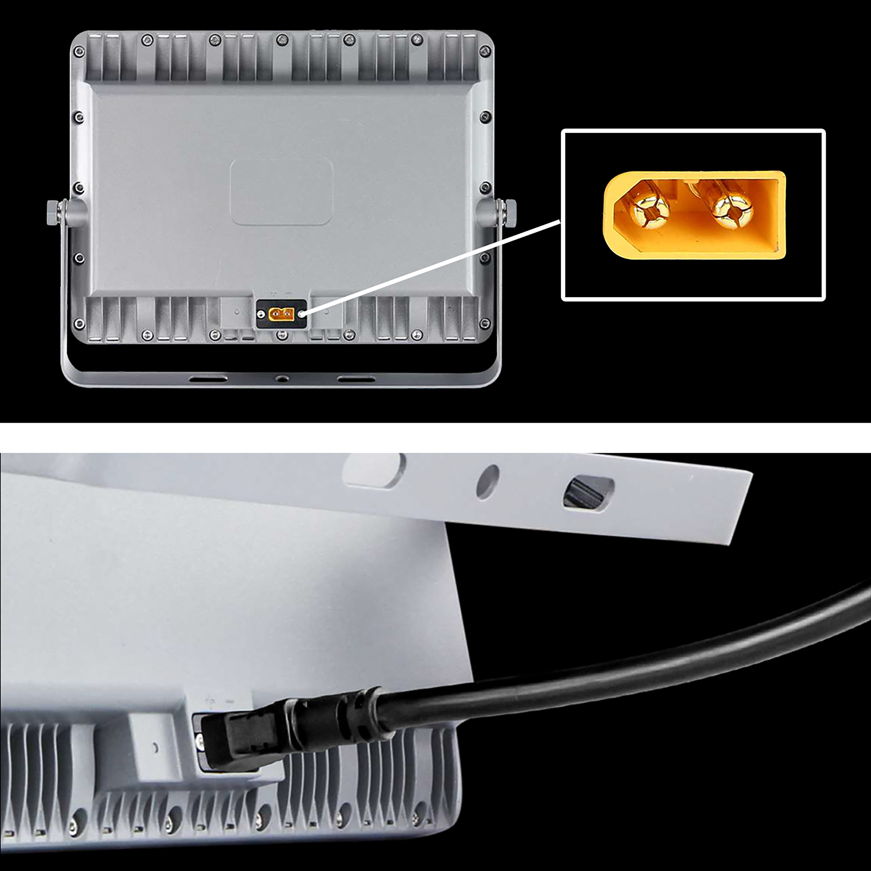Proiettore solare BEVO 500 grigio IP65 2000 Lumen ad intensità regolabile INSPIRE - 8