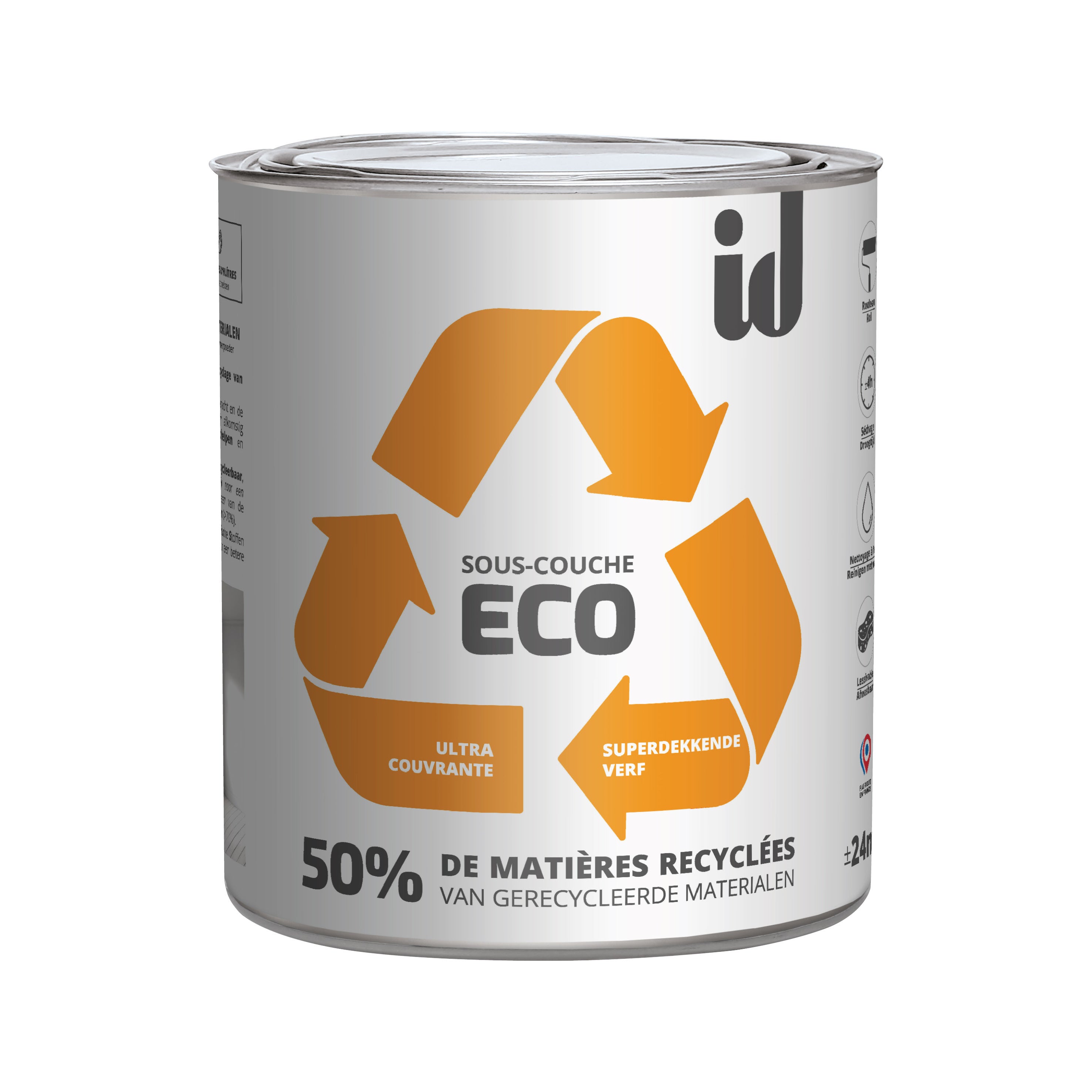 Pintura de interior ecorespetuosa id efecto terciopelo 2l sub capa