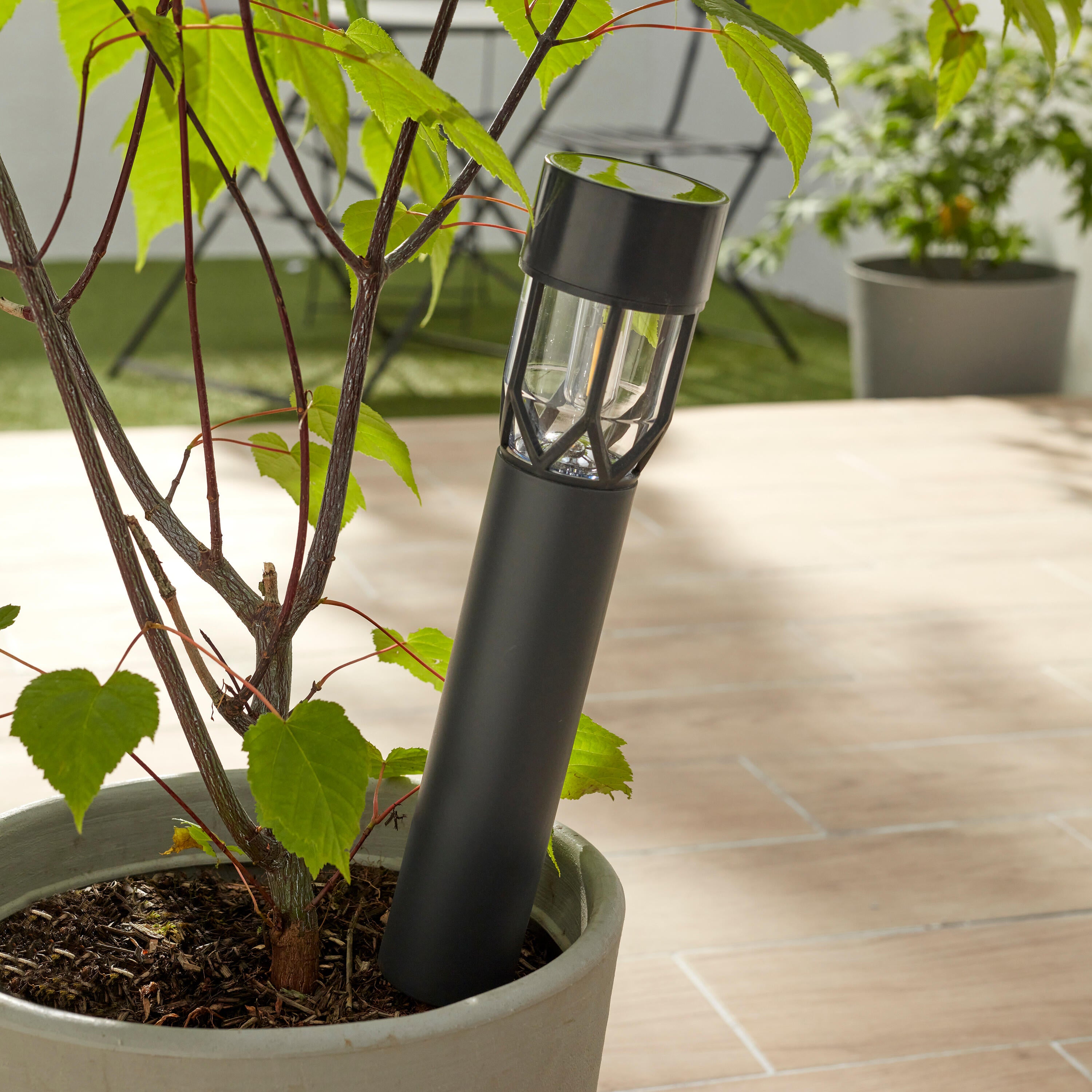 Baliza solar exterior Pedion 10lm IP44 antracite Inspire - 12