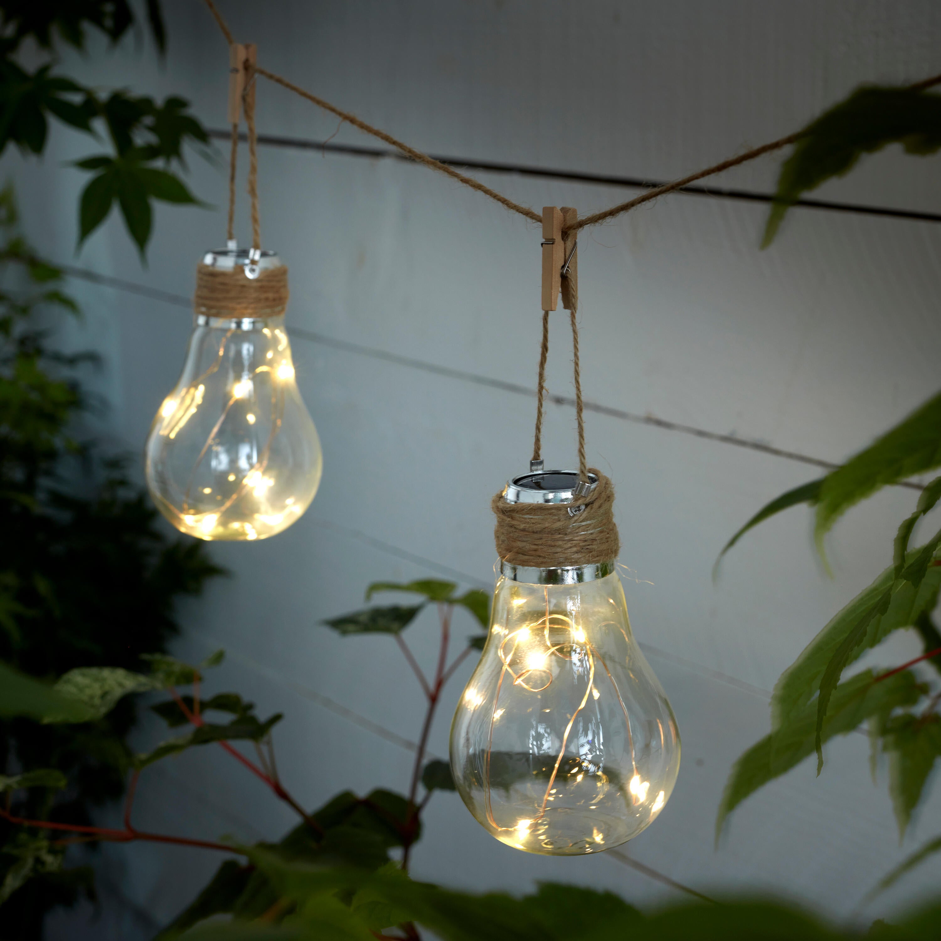 Lot 2 ampoules solaires décoratives 5 microled, Talara INSPIRE - 2