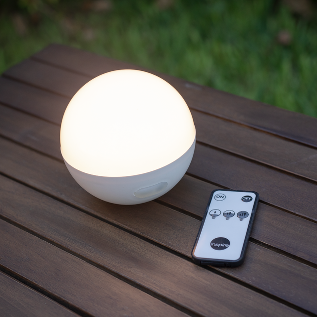 Boule lumineuse LED intensité variable lumière chaude, Caspe INSPIRE
