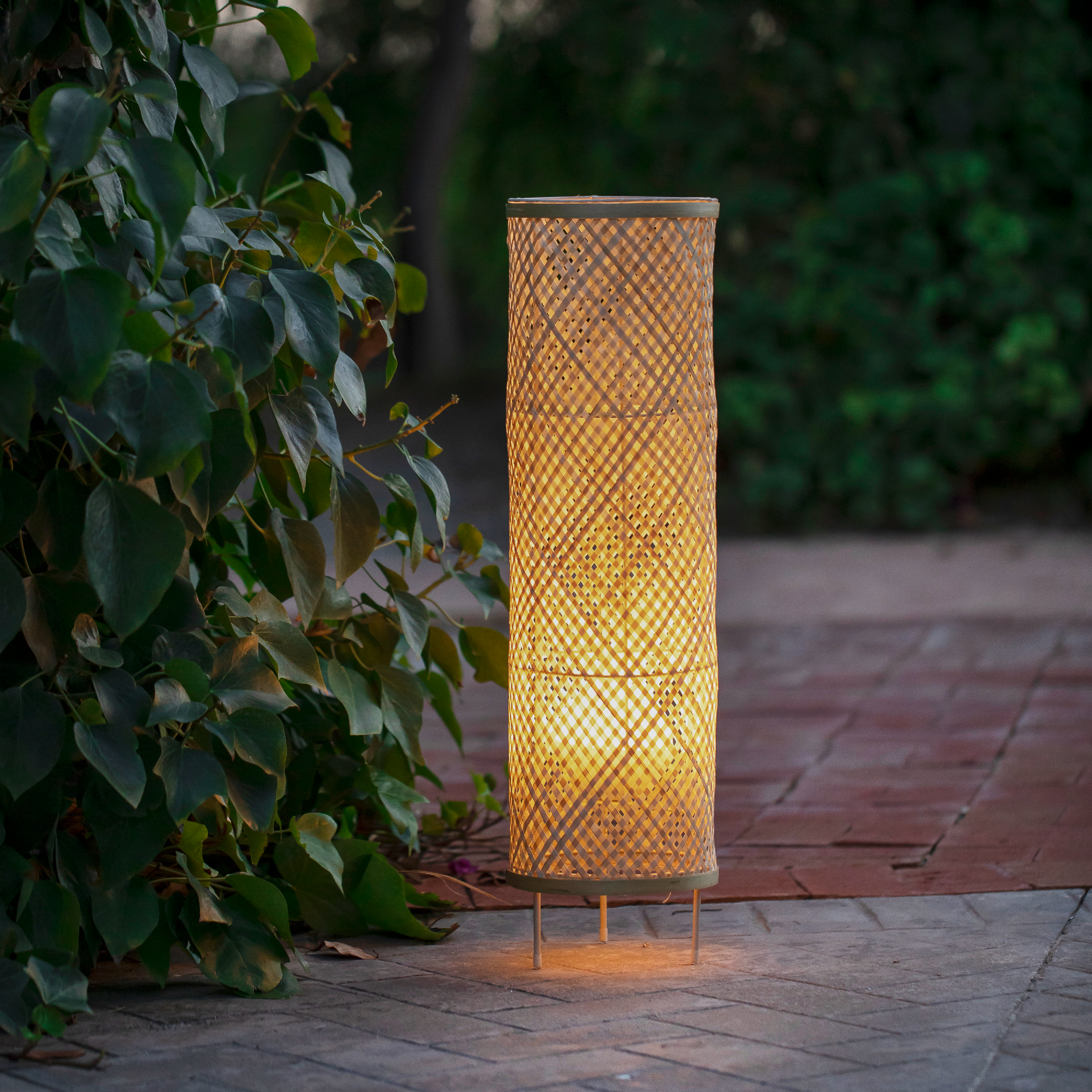 Candeeiro de pé exterior USB Aspem 900lm 70CM castanho Inspire - 22