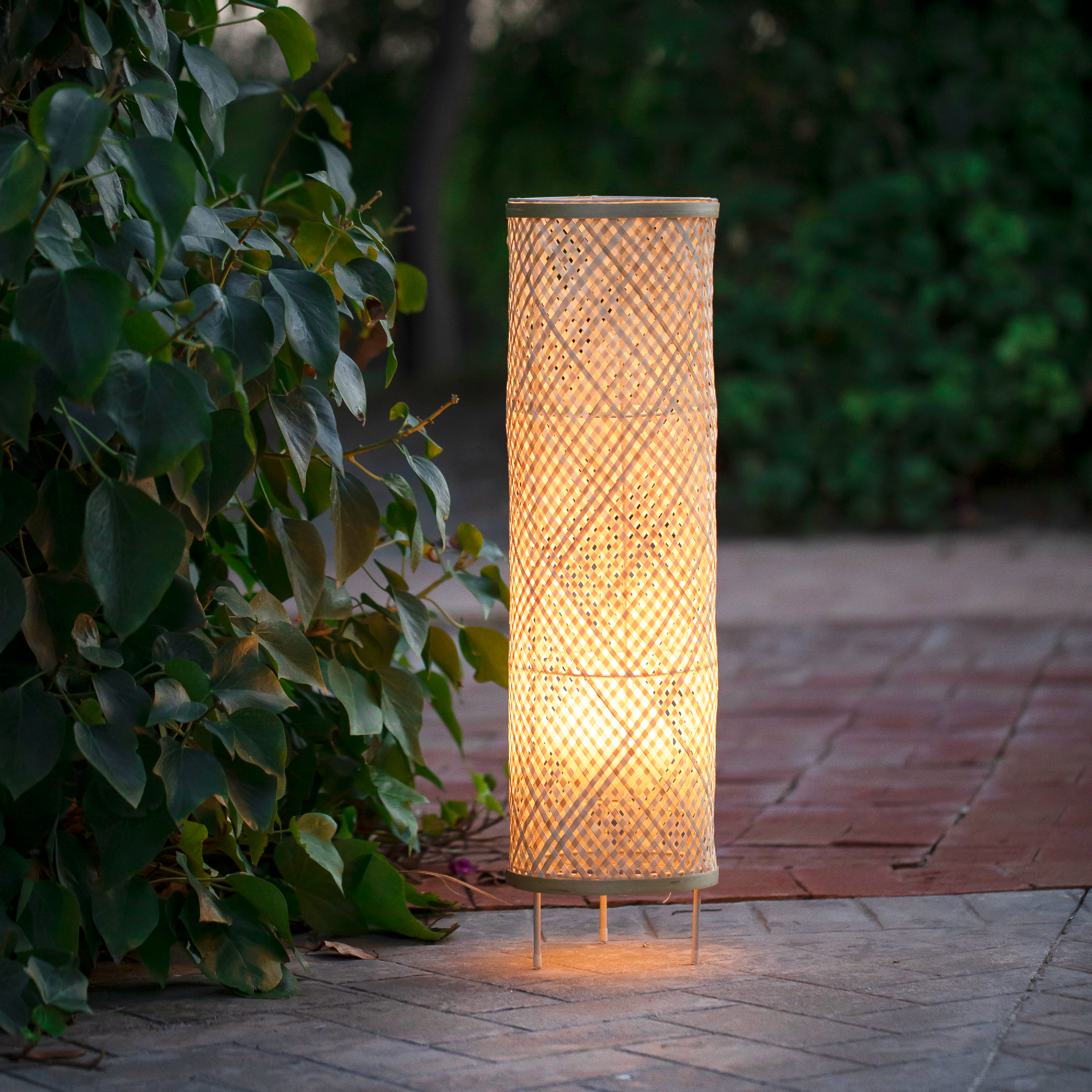 Candeeiro de pé exterior USB Aspem 900lm 70CM castanho Inspire - 21
