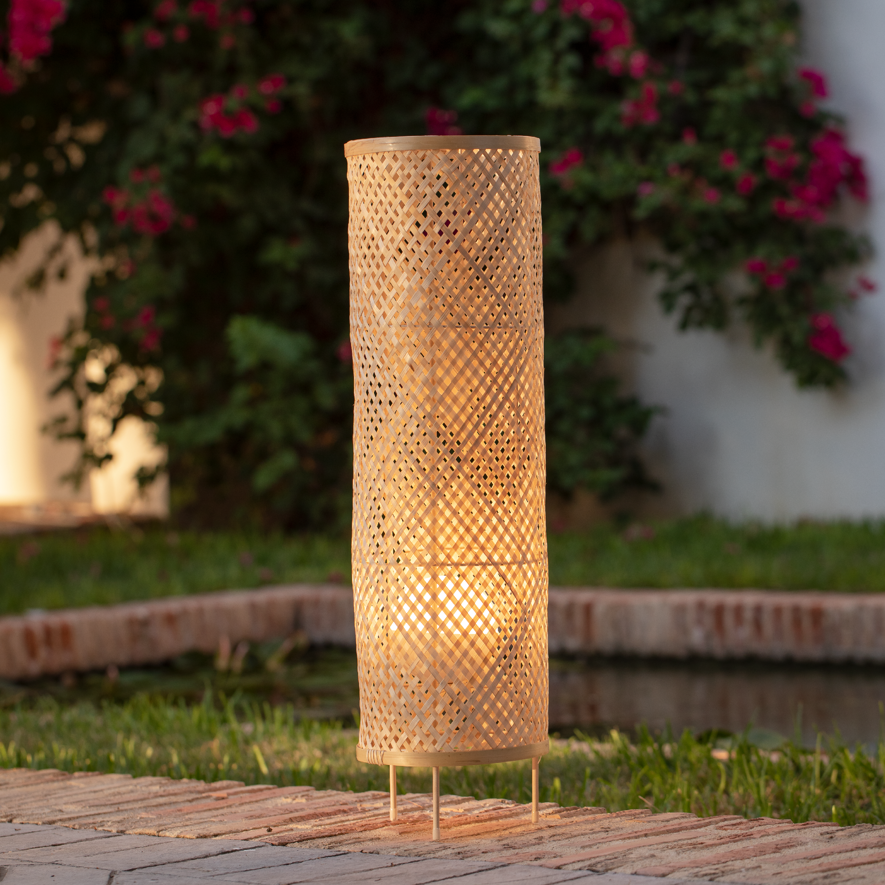Candeeiro de pé exterior USB Aspem 900lm 70CM castanho Inspire - 20