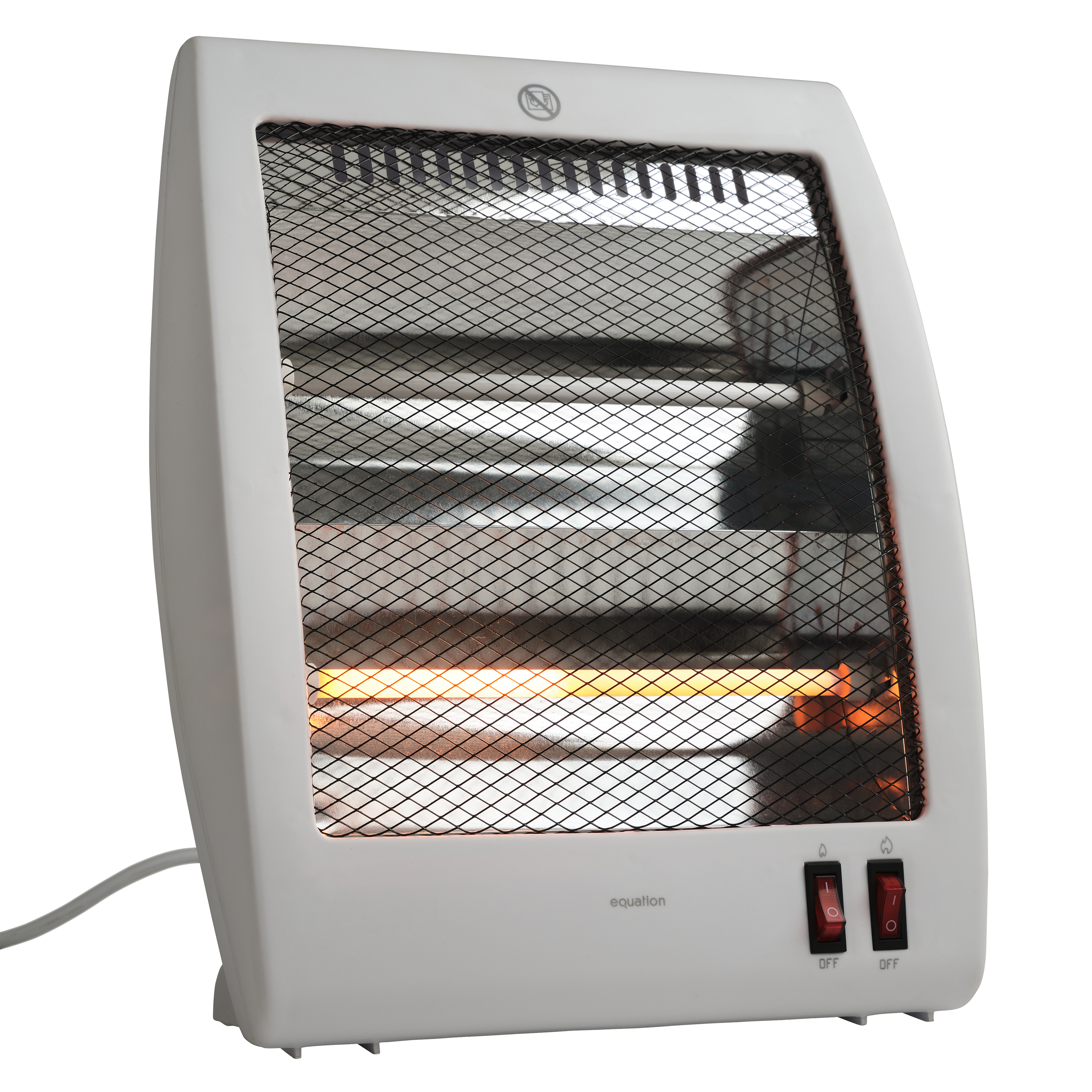 Aquecedor quartzo EQUATION QUAD3 800W BRANCO - 2