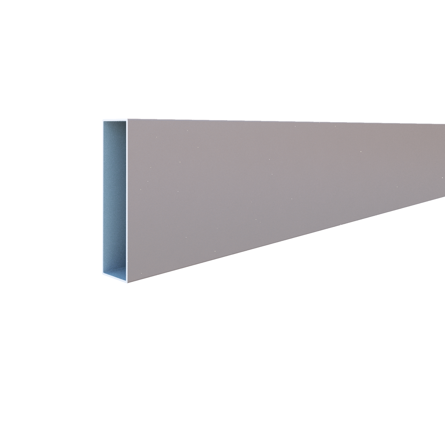Lame de clôture aluminium ajourée Klos up! gris quartz, H.9 x l.145 cm - 3