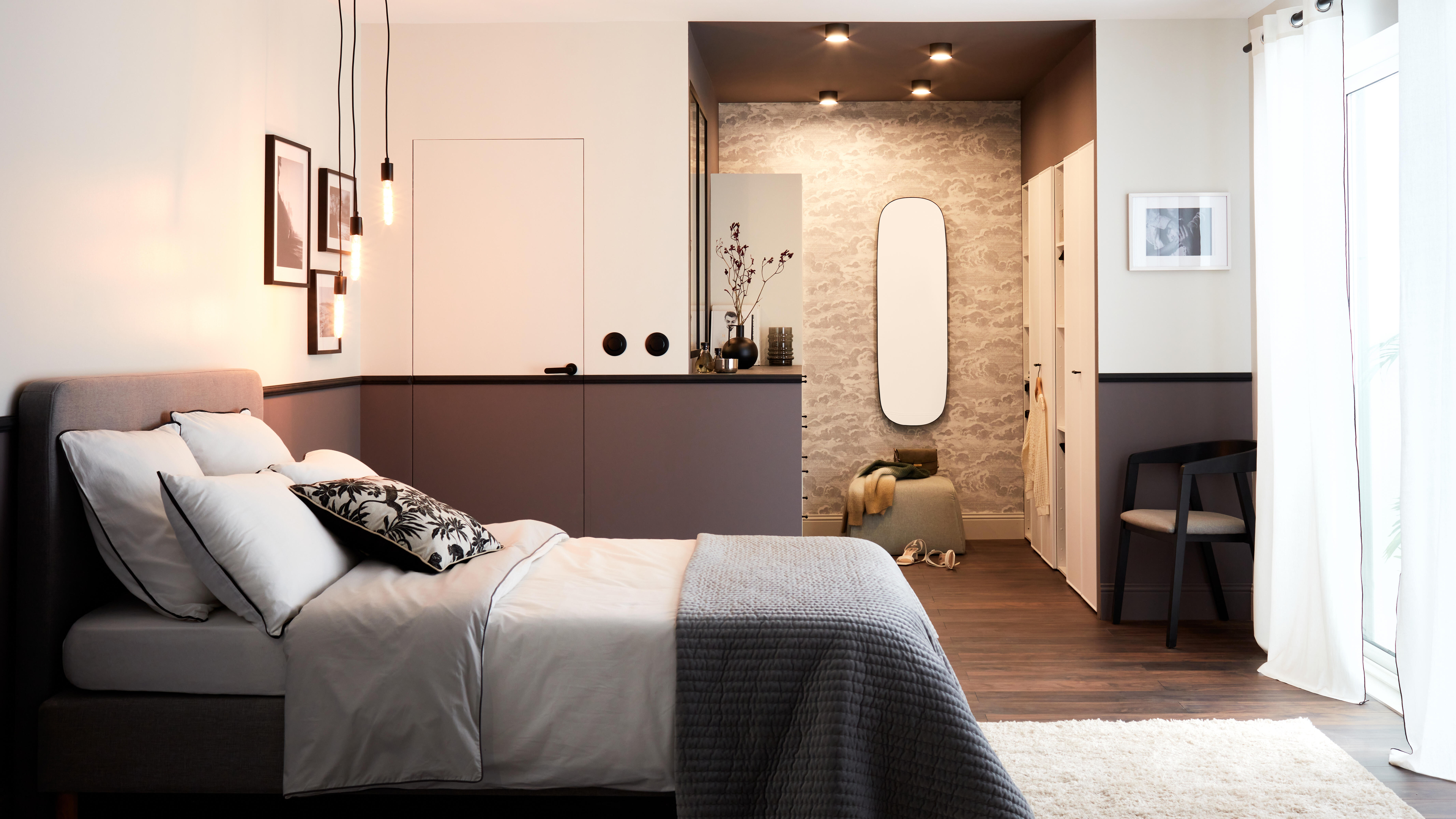 Kit 1 spot à encastrer salle de bains fixe Tiaki led intégrée NORDLUX rond acier - 5