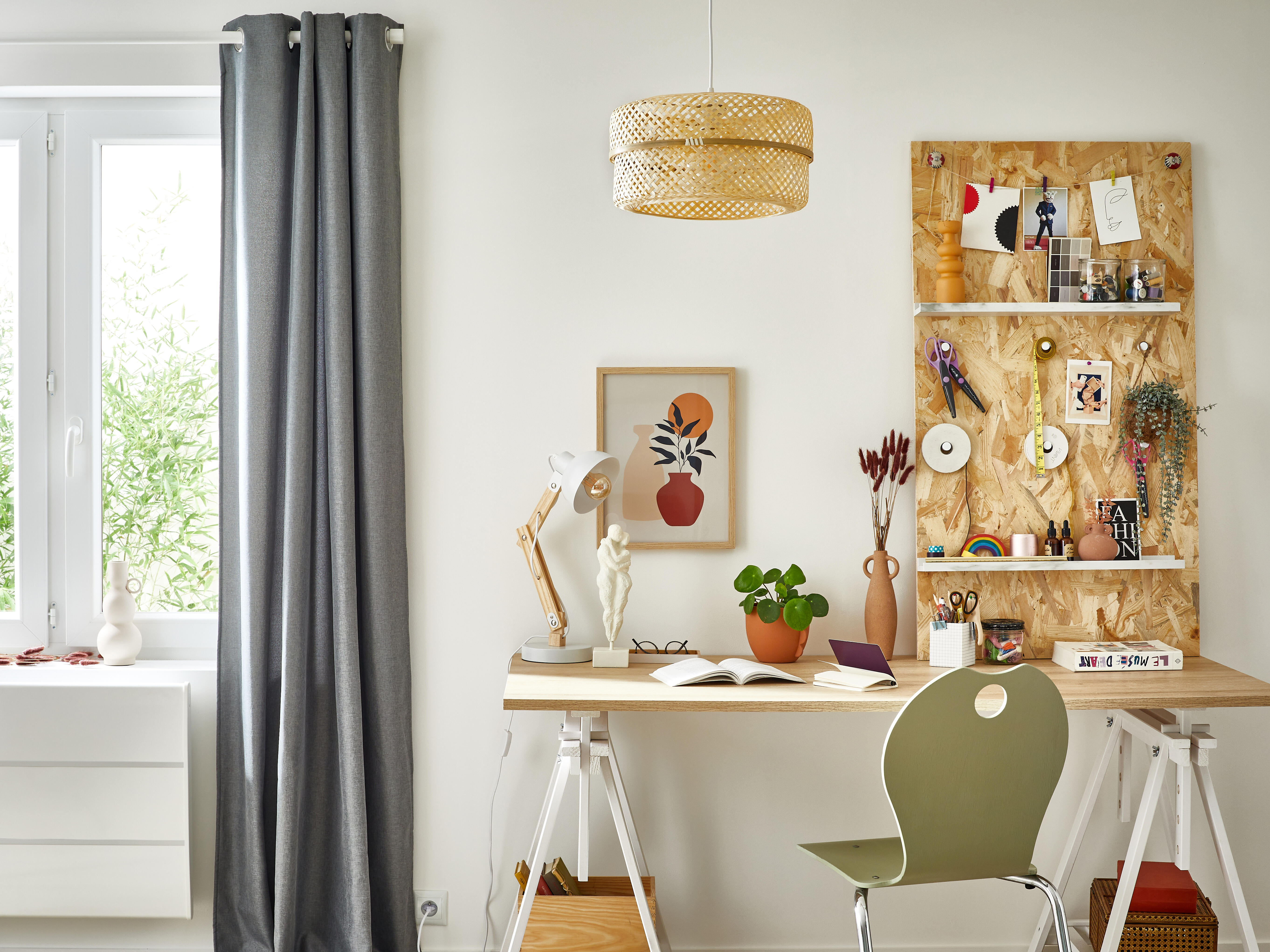 Bombe de peinture Relook tout MAISON DECO kaki satiné 400 ml - 6