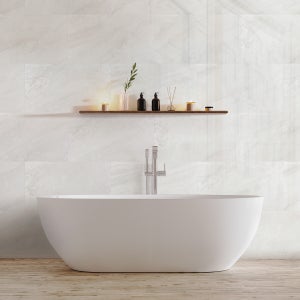 Dalle murale PVC Evora brillant DUMAWALL, L.65 x l.37,5 cm, Ep.5 mm