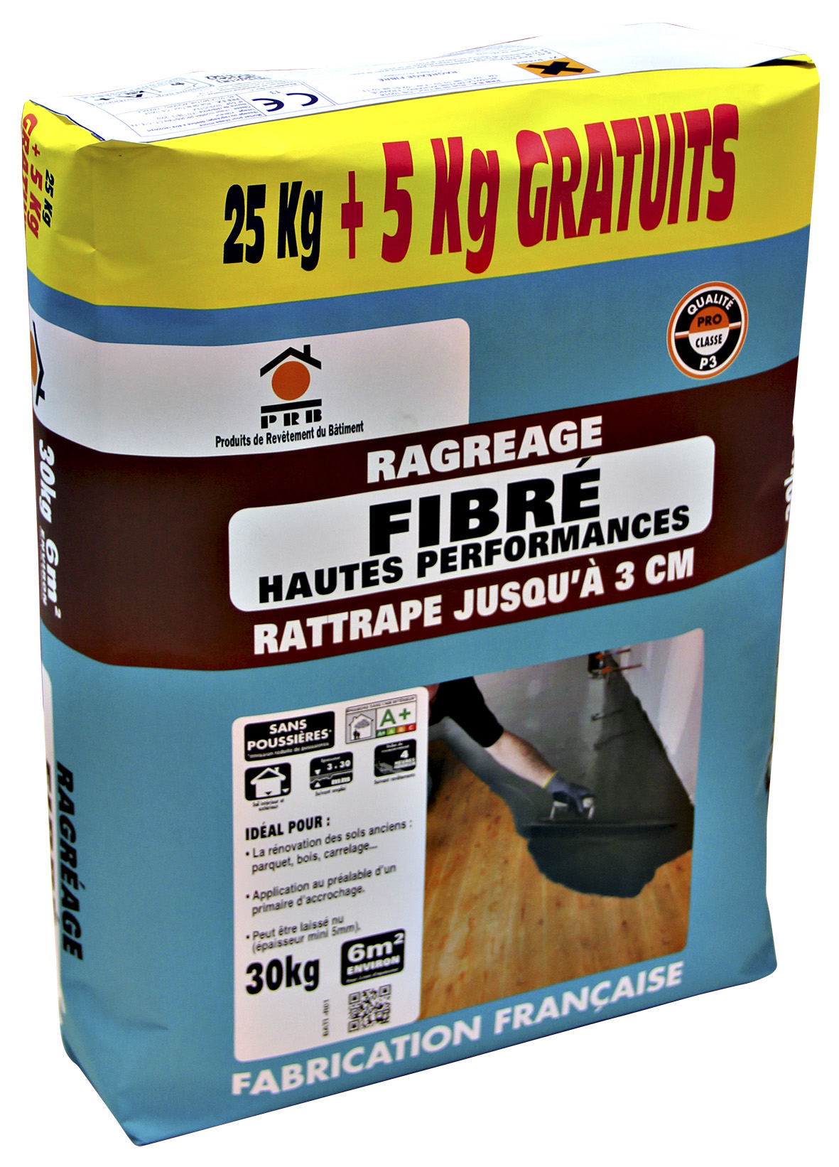 Ragréage fibré hautes performances PRB, 30 kg - 7