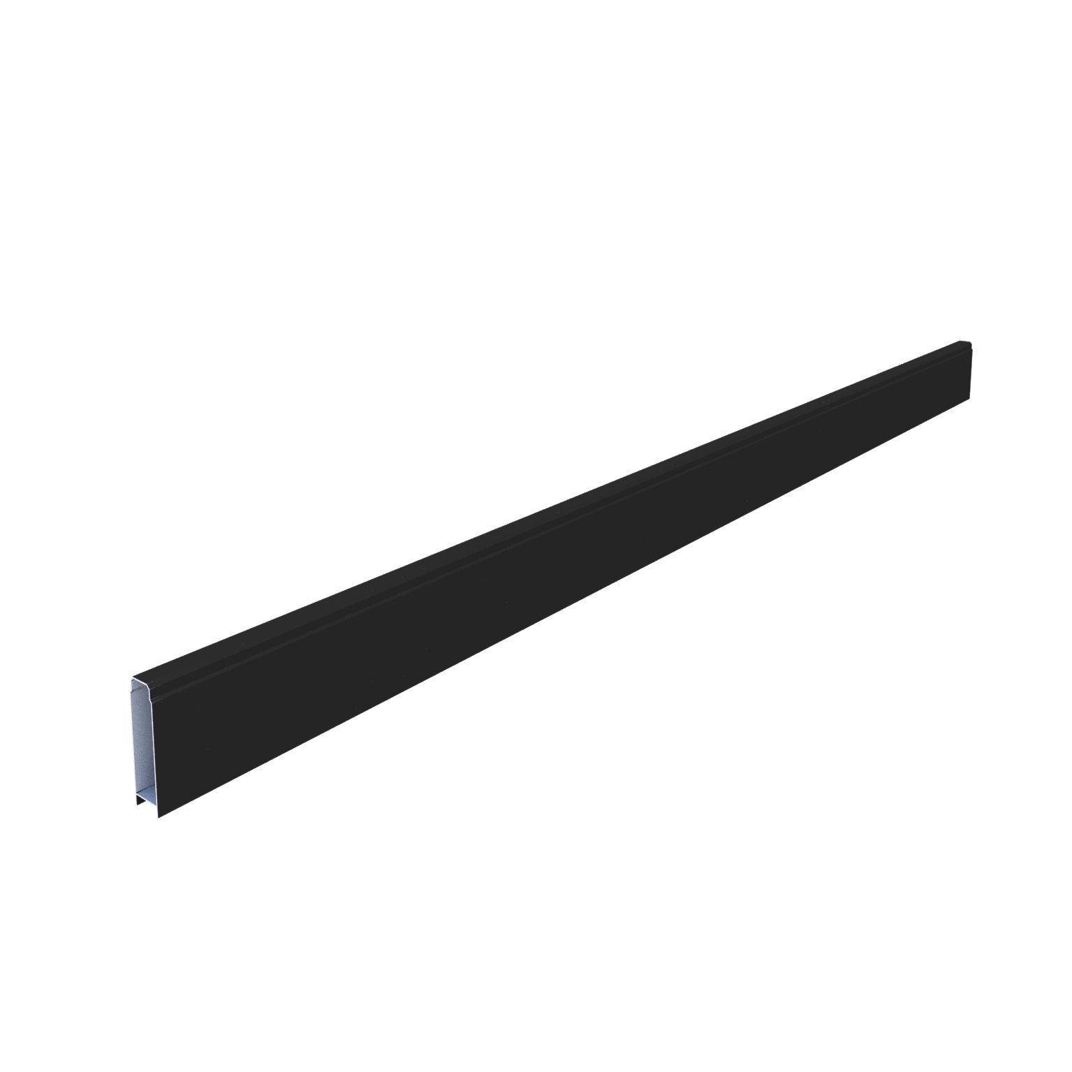 Lame de clôture aluminium pleine Klos up! noir, H.9 x l.145 cm - 3