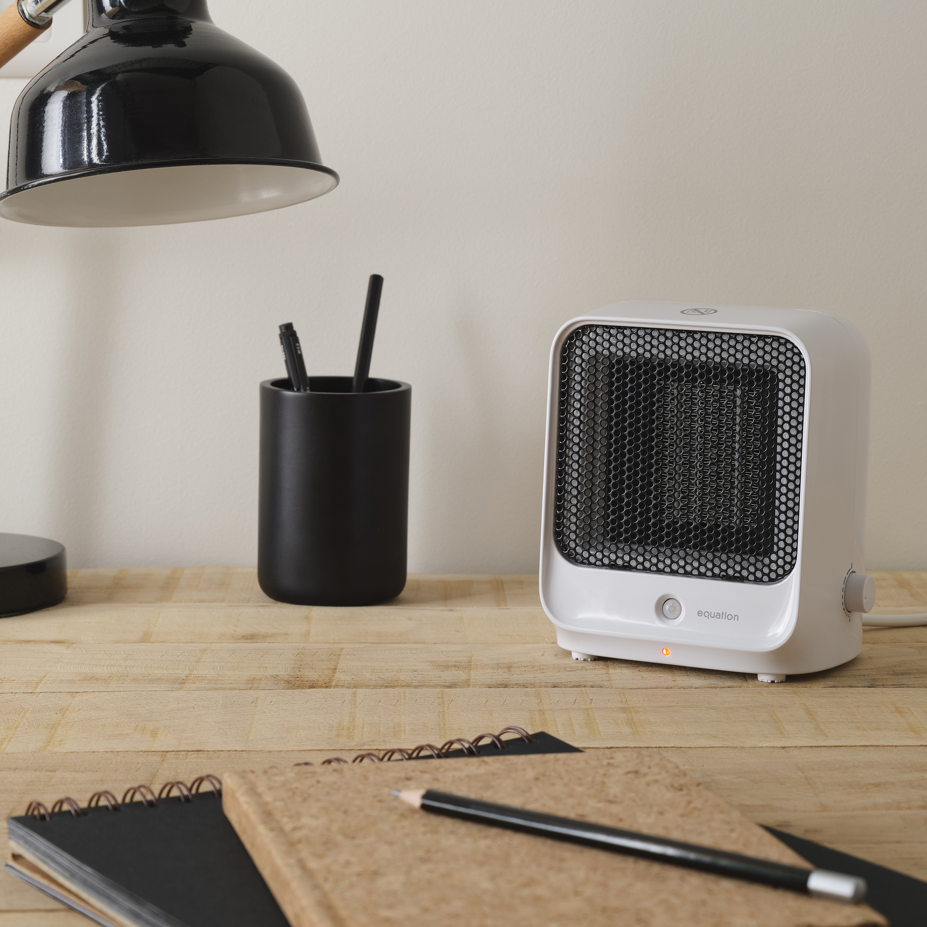 Radiateur soufflant céramique mobile électrique TIM 3 500 W Equation blanc - 5