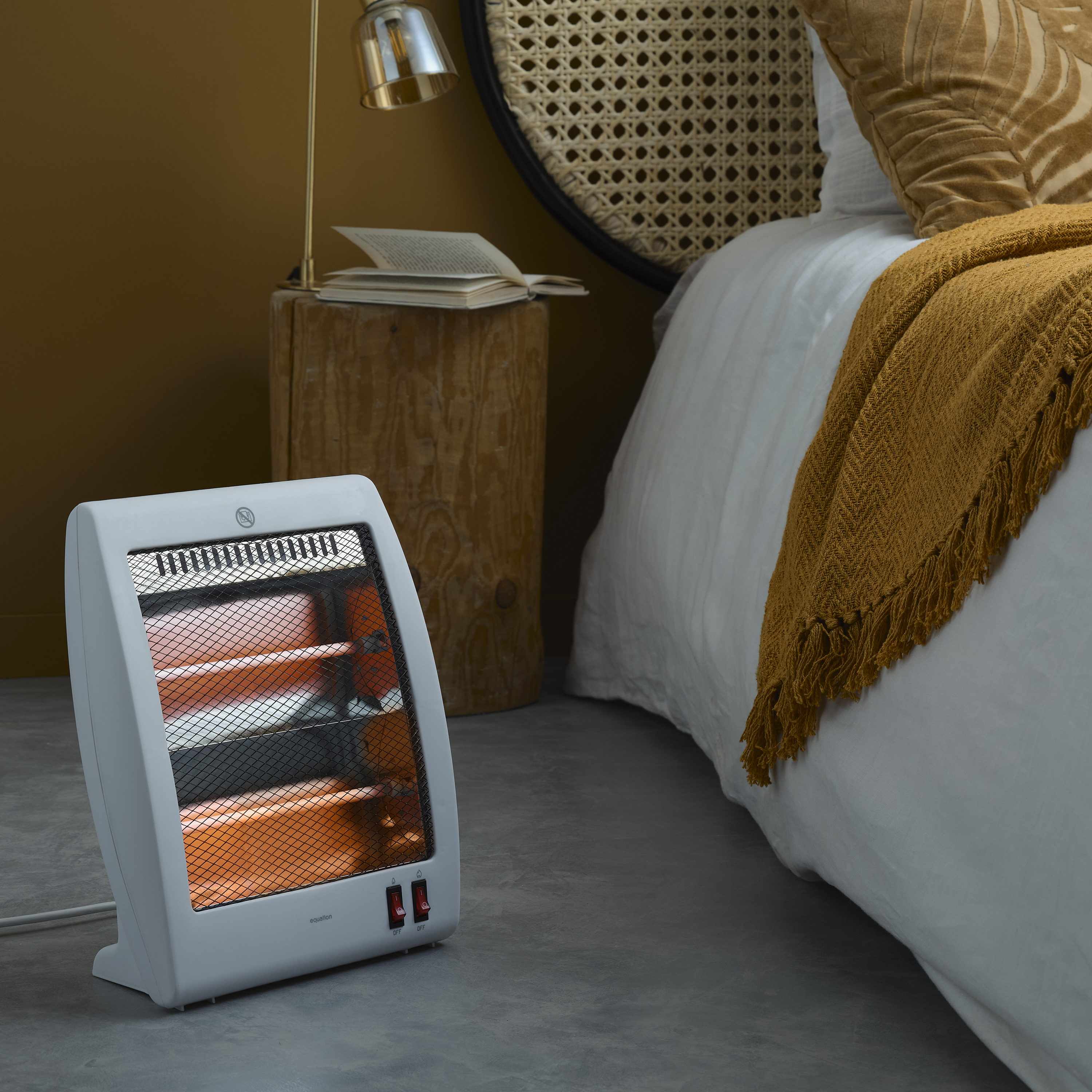 Aquecedor quartzo EQUATION QUAD3 800W BRANCO - 4