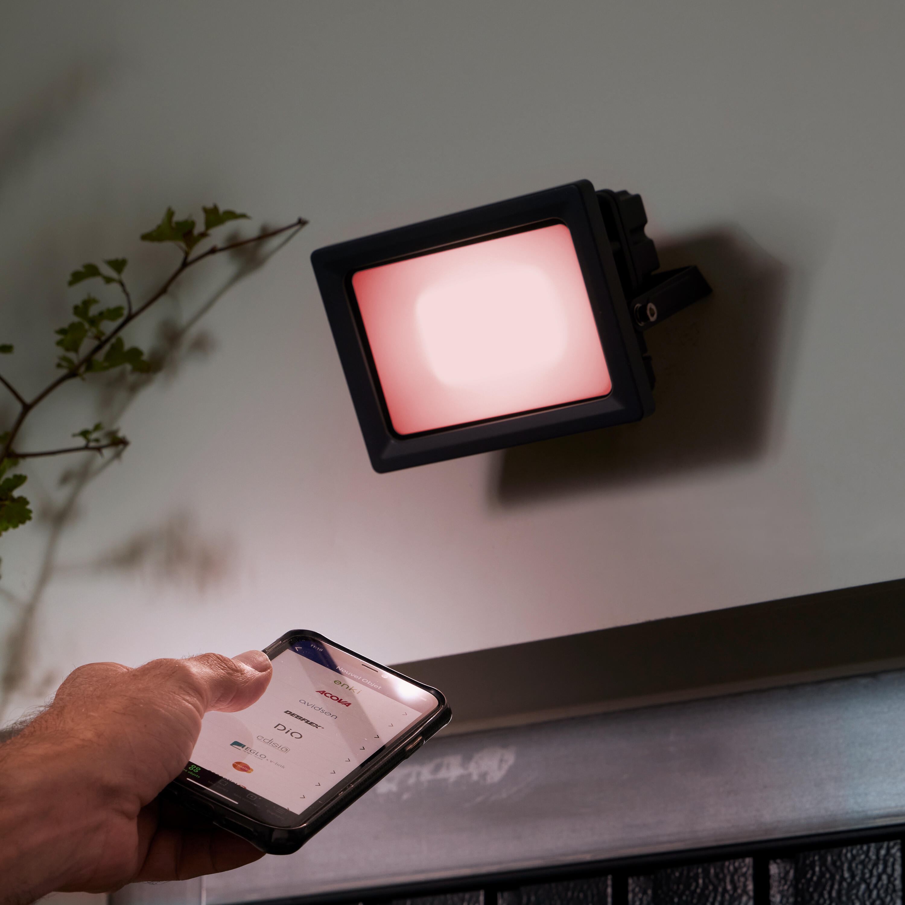 Naświetlacz zewnętrzny Enki z czujnikiem IP65 LED Inspire - 15