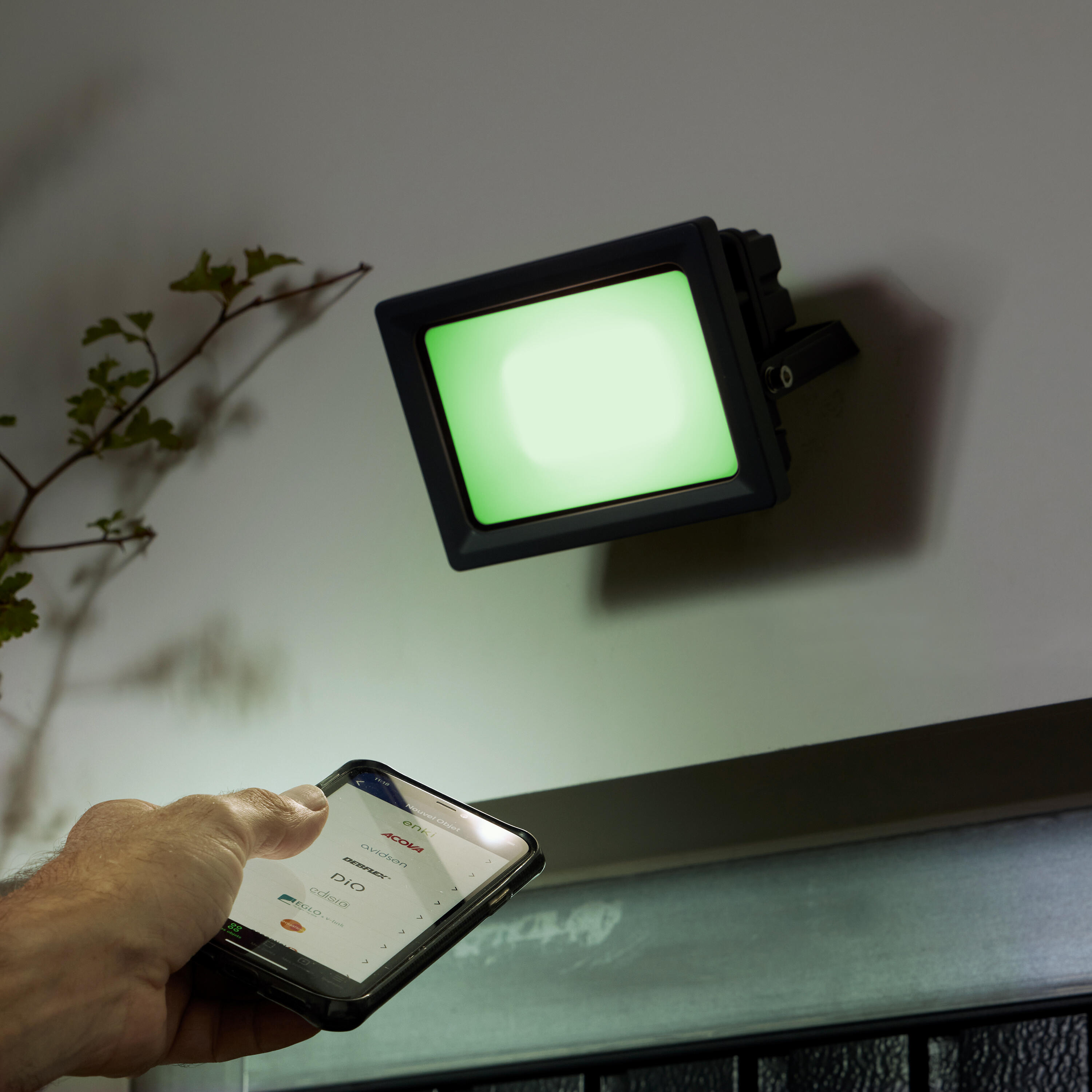 Naświetlacz zewnętrzny Enki z czujnikiem IP65 LED Inspire - 11