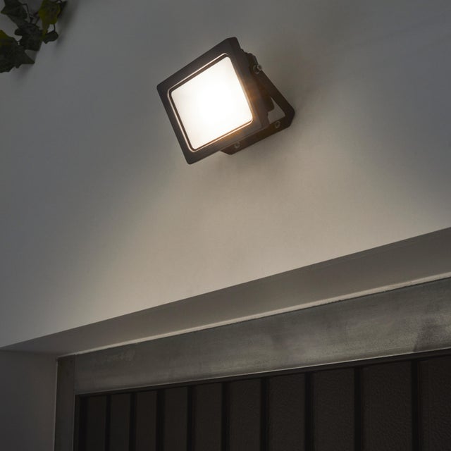 Projecteur extérieur LED, 2700 Lm anthracite Yonkers INSPIRE