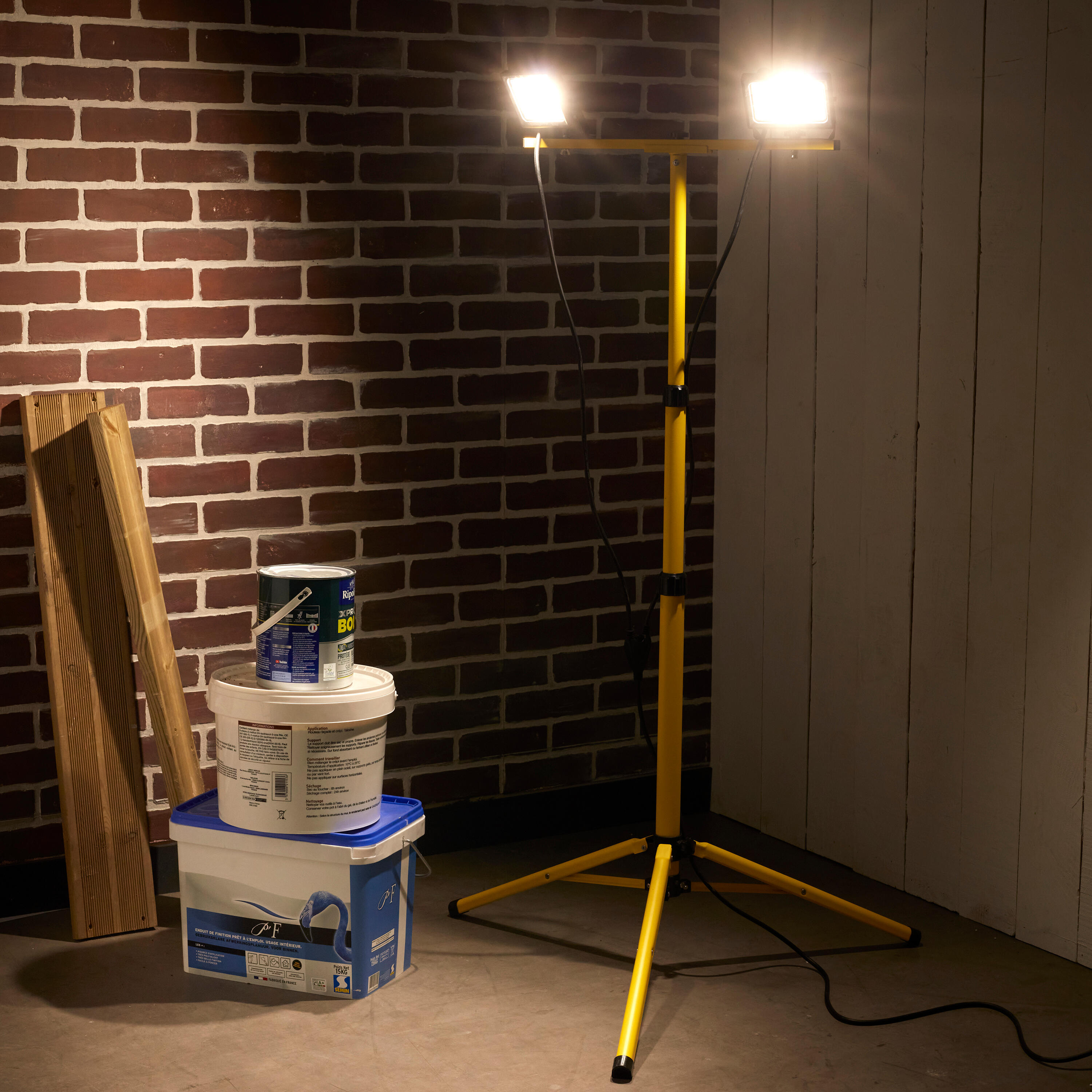 Faro da esterno Yonkers Portatile in alluminio, antracite, Modulo LED 40W INSPIRE - 5