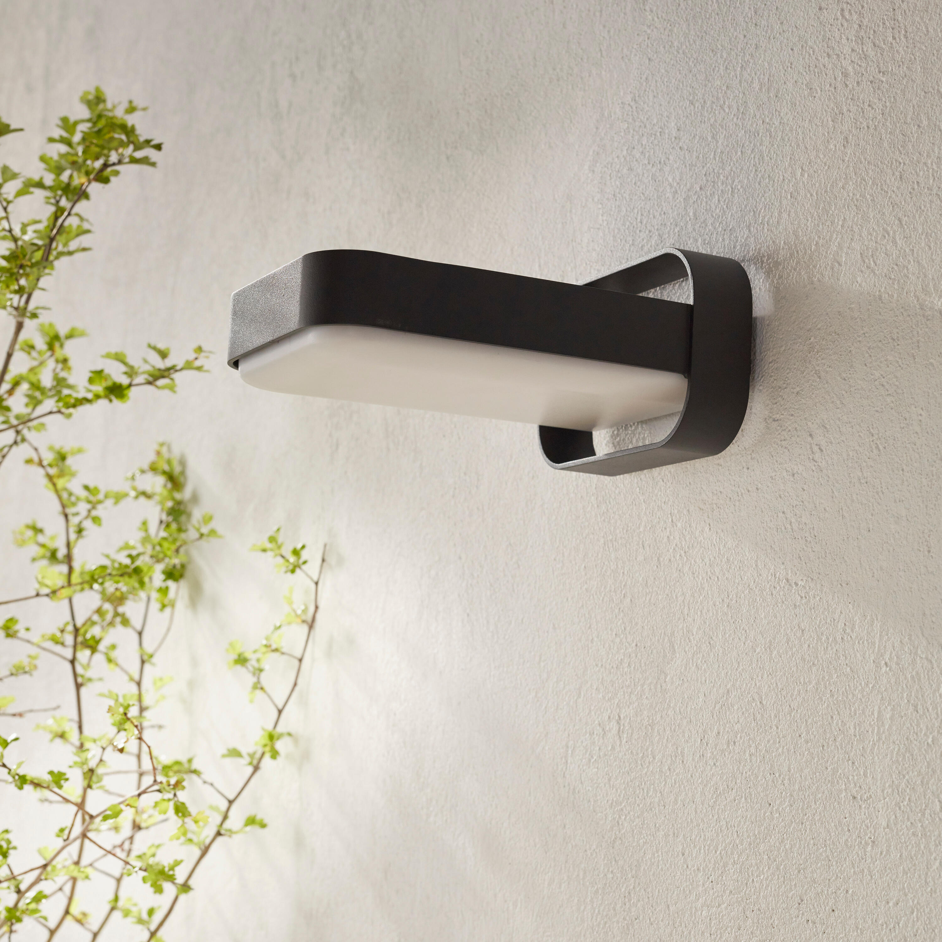 Candeeiro de parede exterior solar Waiki 900lm ip44 metal Inspire - 20