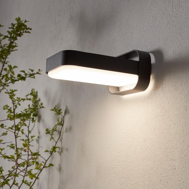 Applique solare Waiki in alluminio, 6W INSPIRE