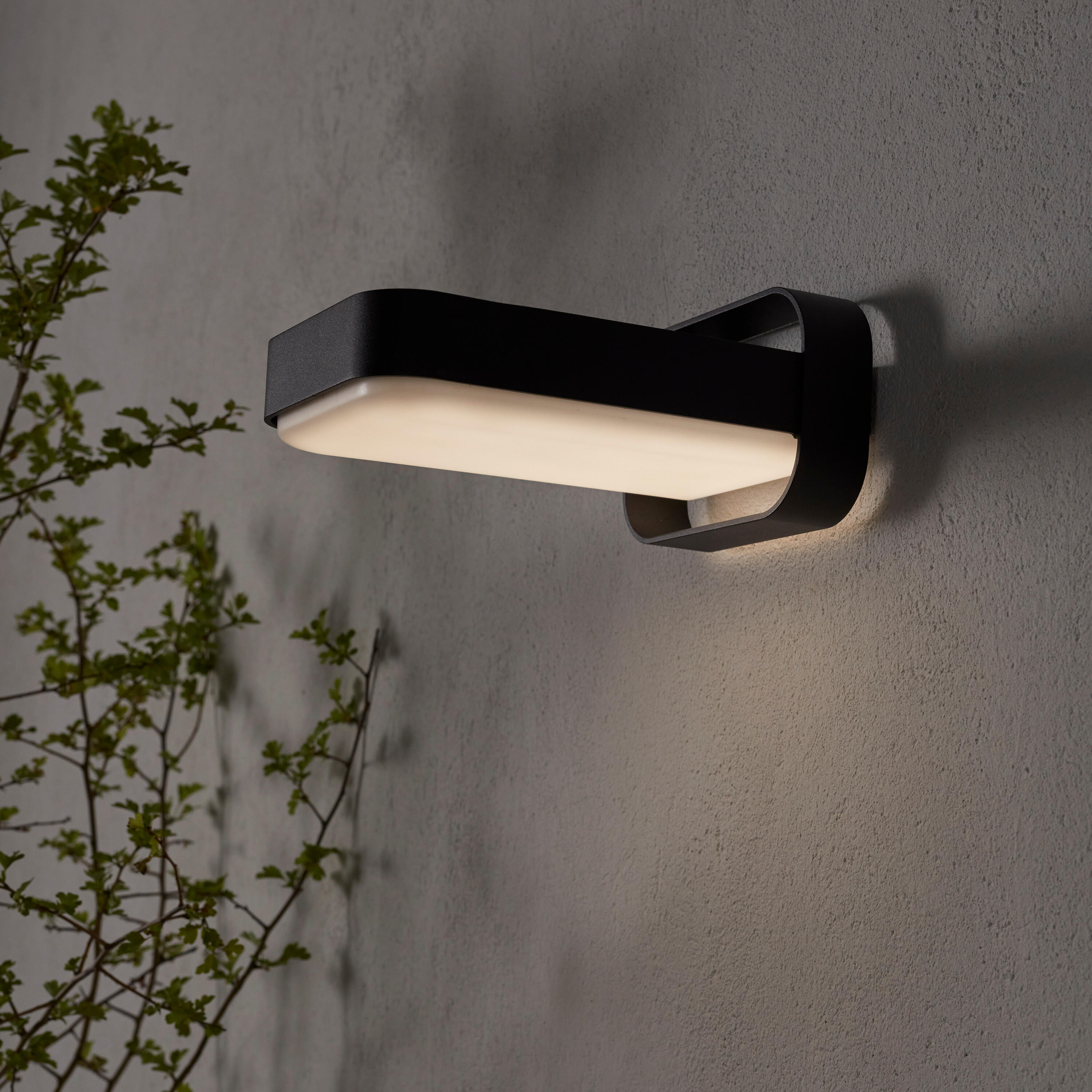 Candeeiro de parede exterior solar Waiki 900lm ip44 metal Inspire - 15