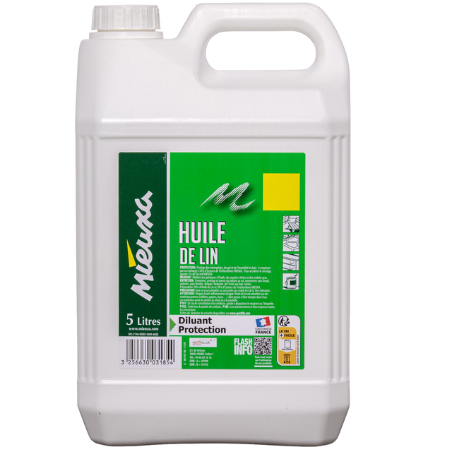 Huile de lin MIEUXA, 5l