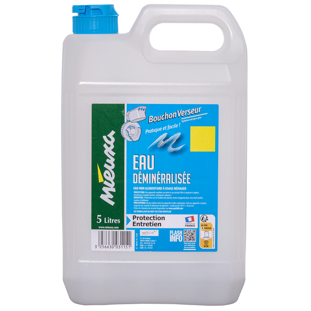 Eau déminéralisée MIEUXA 5L